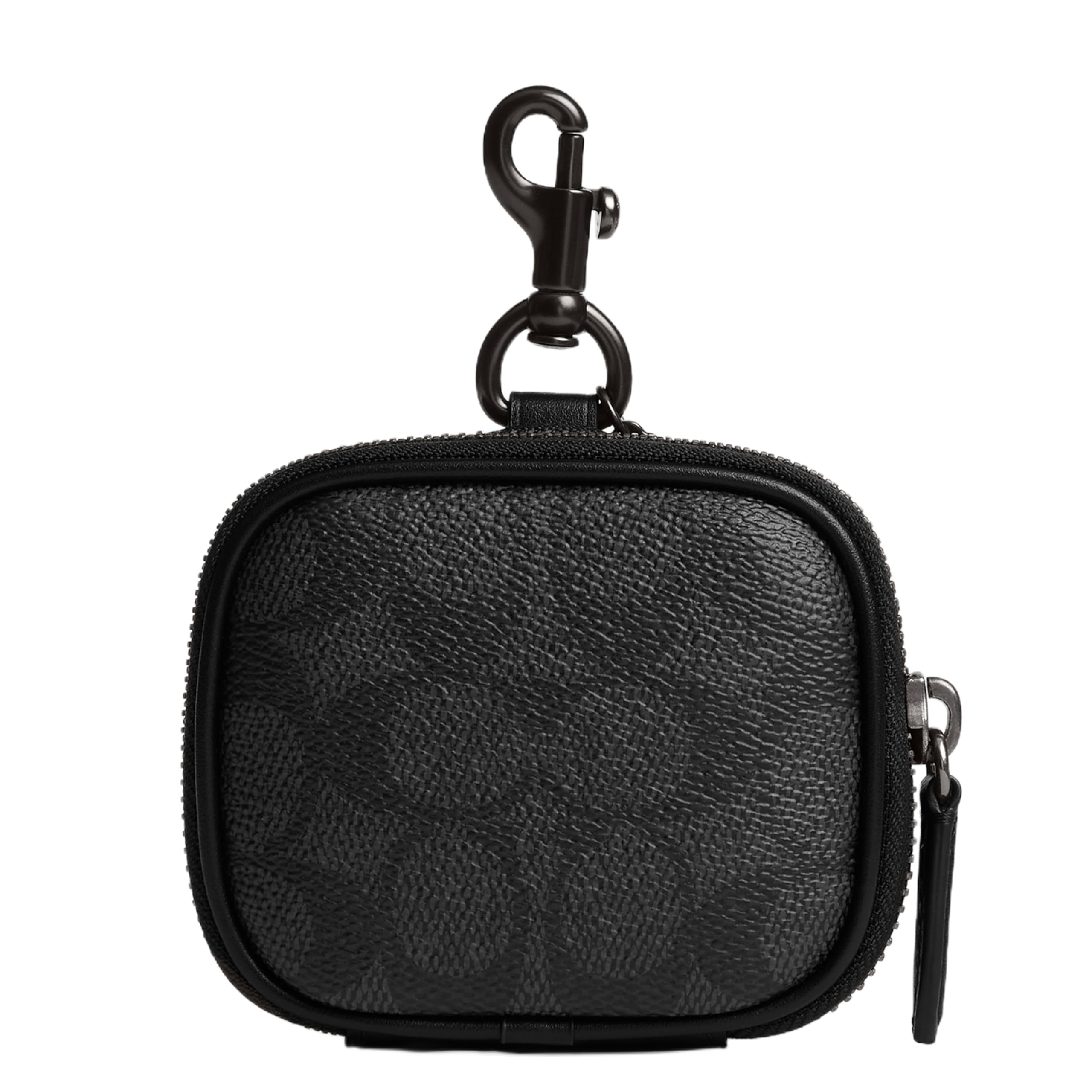 バッグ Coach Signature Accessory Pouch Black Coach Signature Accessory Pouch Hand Bag Wool Leather Black