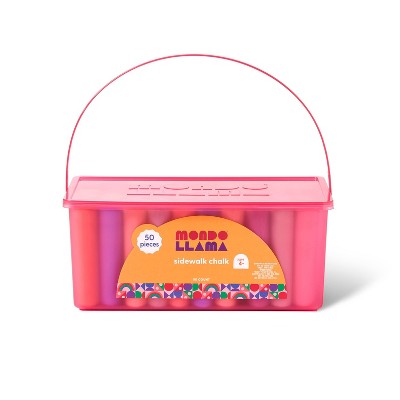 Mondo Llama - Brandclub - 50ct Sidewalk Chalk Set Pink Box - Mondo