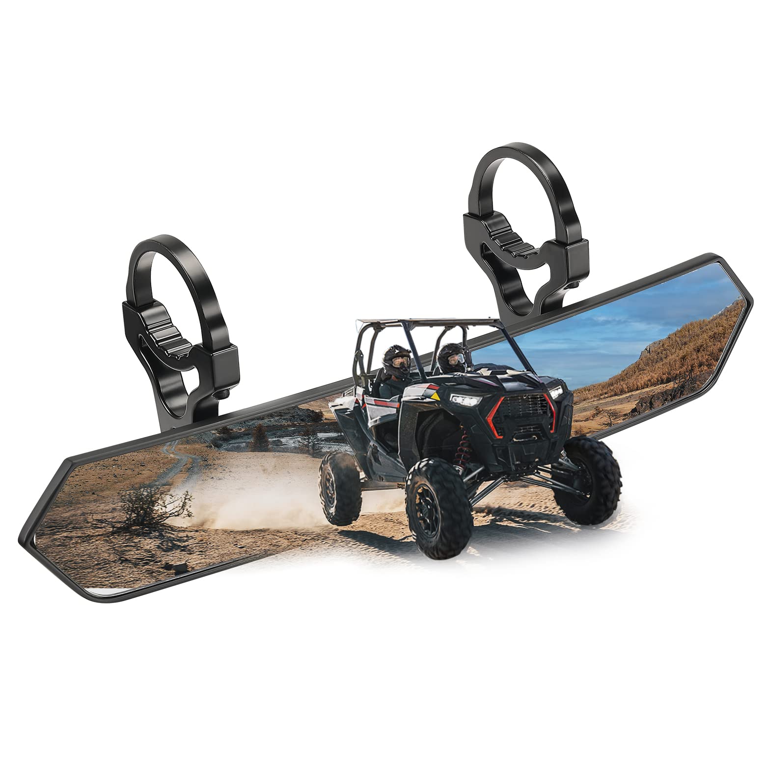 KIWI ASTER Espejos Centrales Y Laterales De Visión Trasera Copatibles Con Polaris RZR XP 1000 - Foto 4