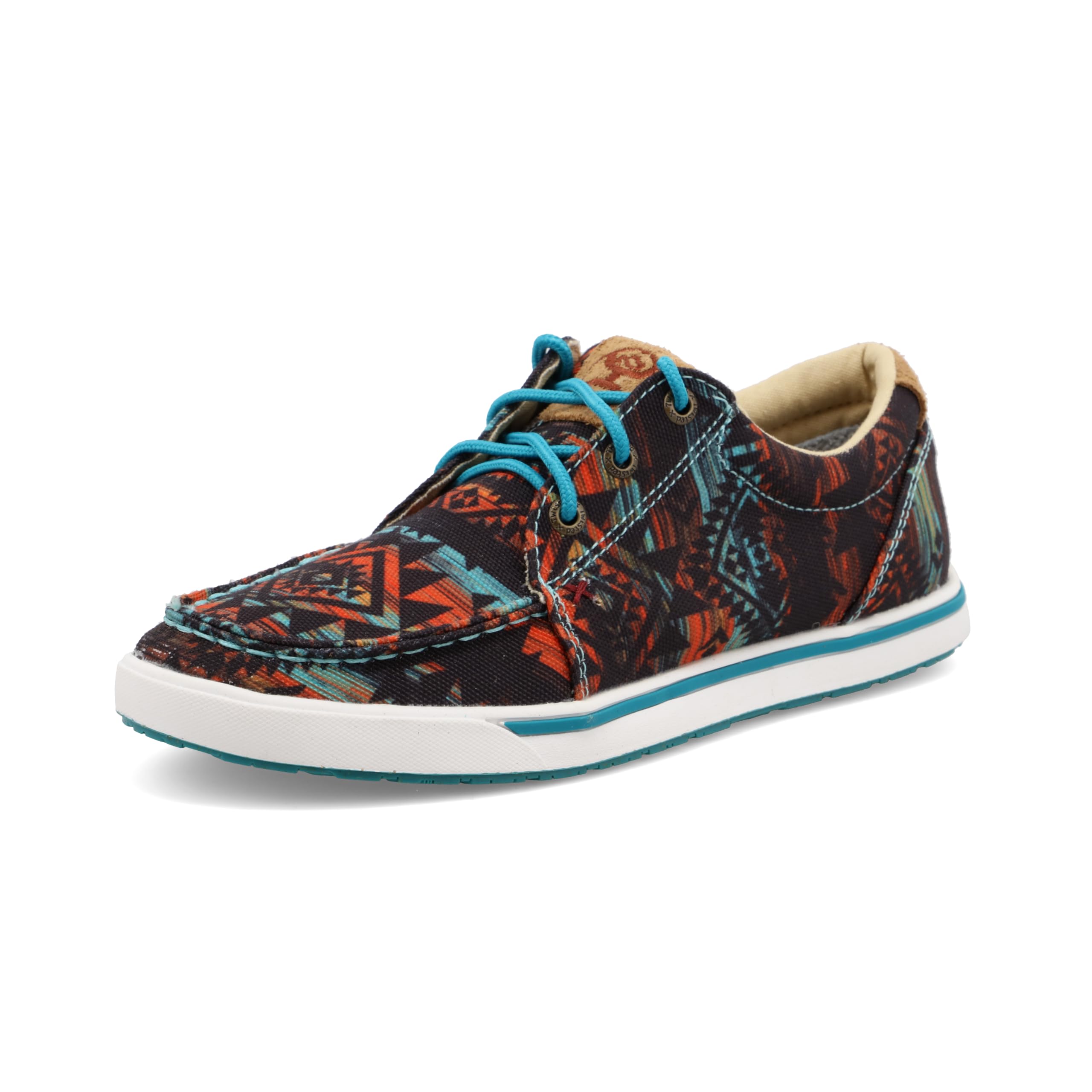 Women's Twisted X WDM0020 Driving Moc Bomber/Turquoise Leather 5.5 M