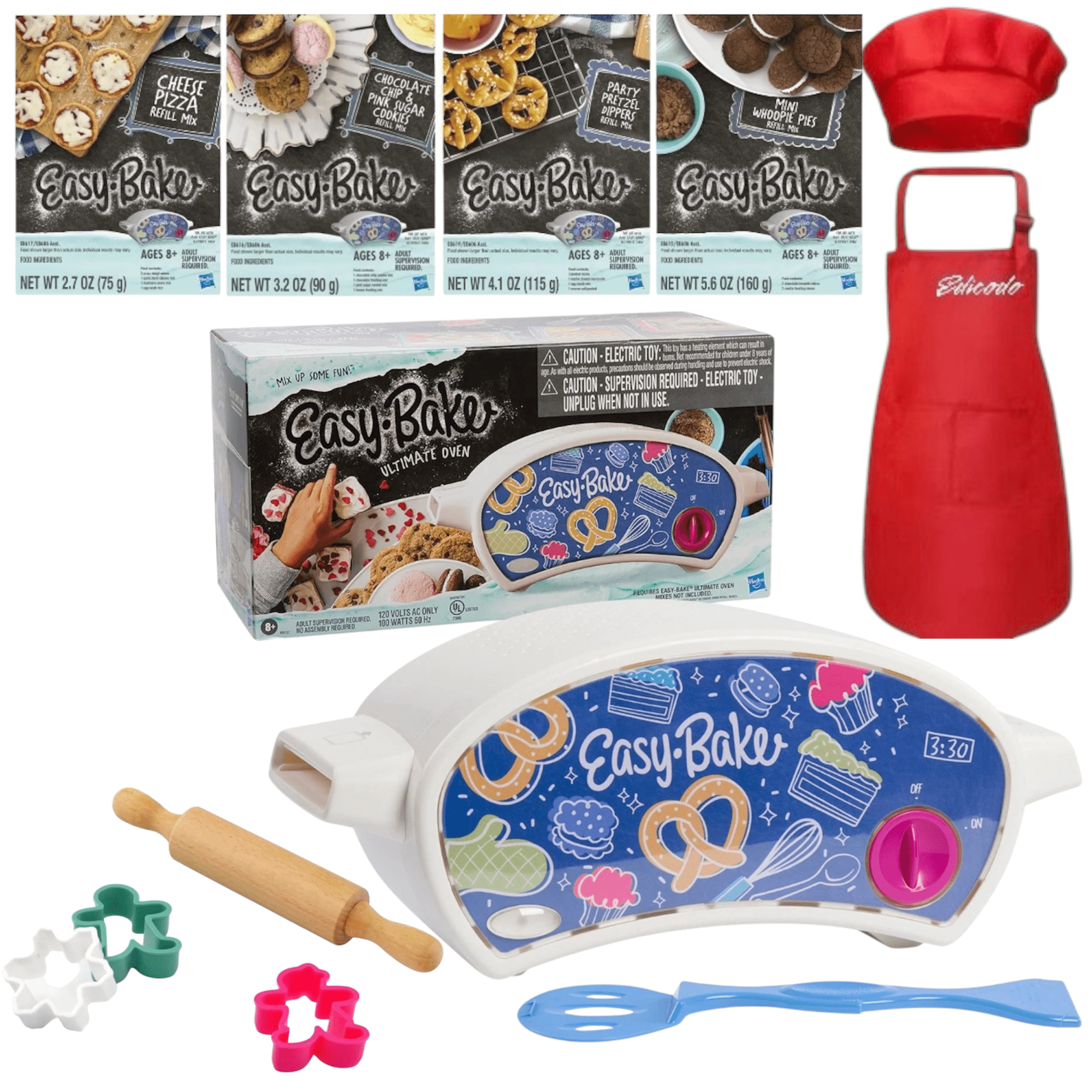 Easy Bake-oven Easy Bake Oven Bundle Kids Baking Set With Apron - Main Image