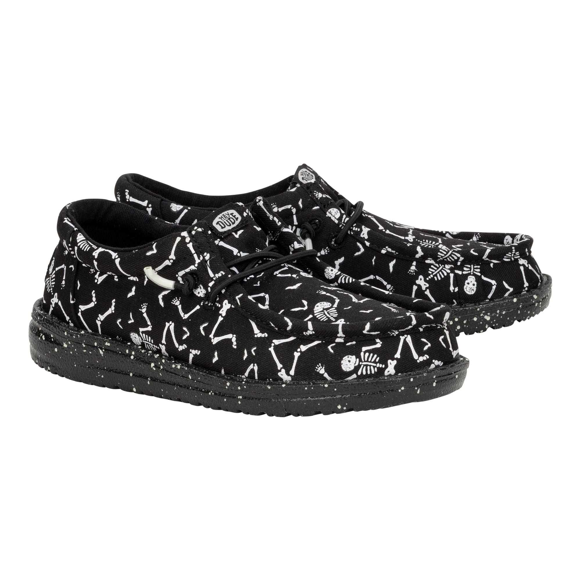 Hey Dude Wally Youth Stretch - Scarpe Moc Toe Comode Per Bambini, Nero Taglia 31 EU - Foto 4