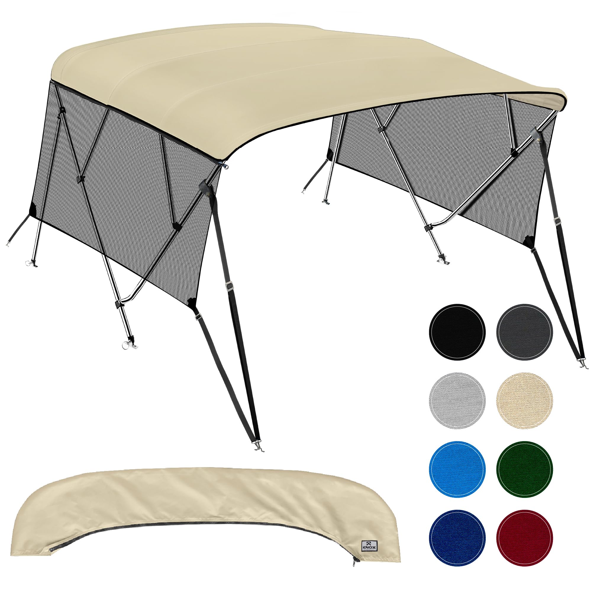 Knox - Brandclub - KNOX Universal 3 Bow Bimini Top