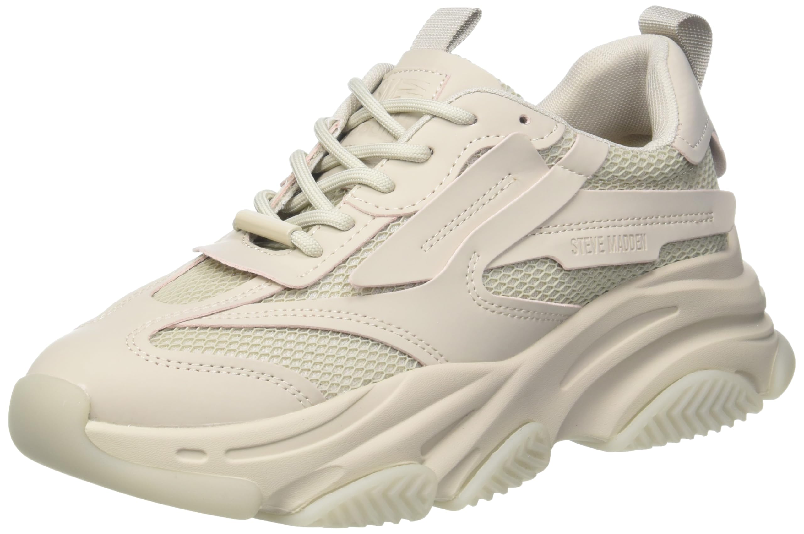 Zapatillas Steve Madden Nills Para Hombre - Cuero Pulido/gamuza/malla, Suela De Goma, Puntera Redonda, Estilo Casual Bajo