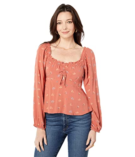 Lucky Brand - Brandclub - Lucky Brand Geo Embroidered Blouse