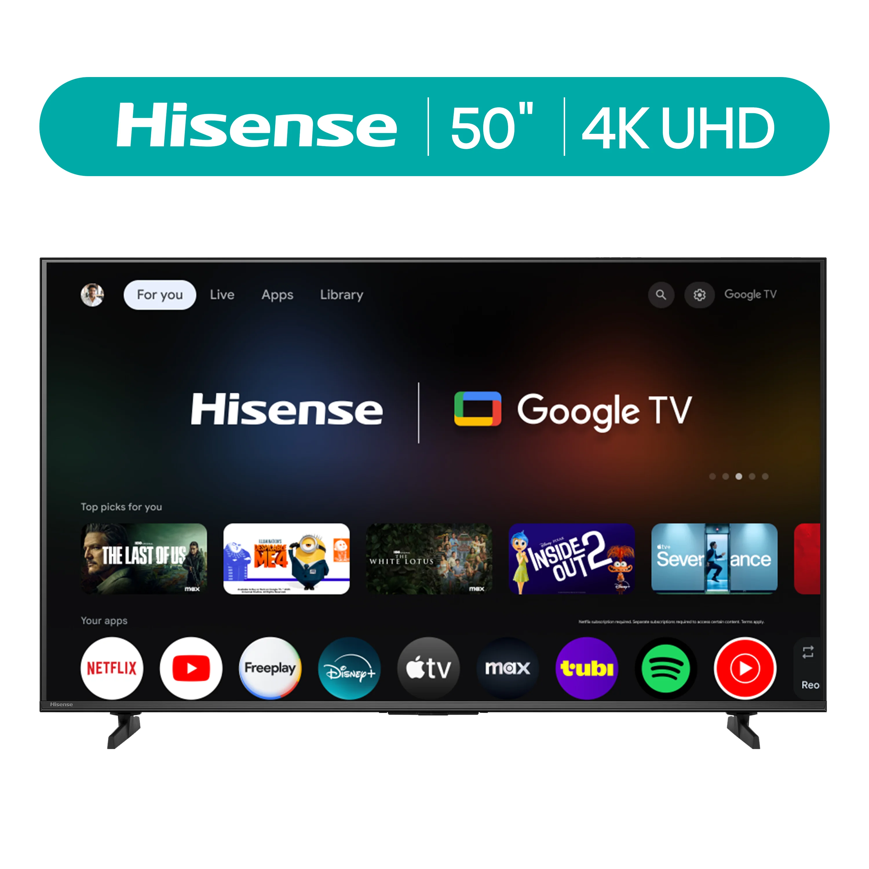 HiSense - Brandclub - Hisense 50-Inch Class H5 Series 4K UHD HDR