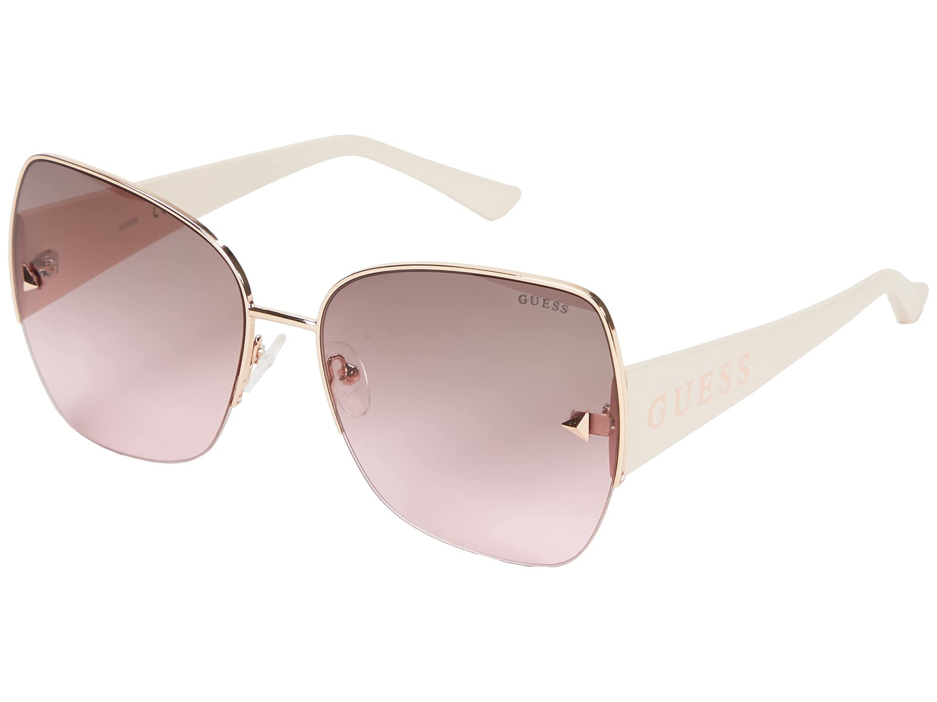 GUESS Damen-Sonnenbrille GF0300 – Kunststoffrahmen, Verlaufsgläser, 100% UV-Schutz
