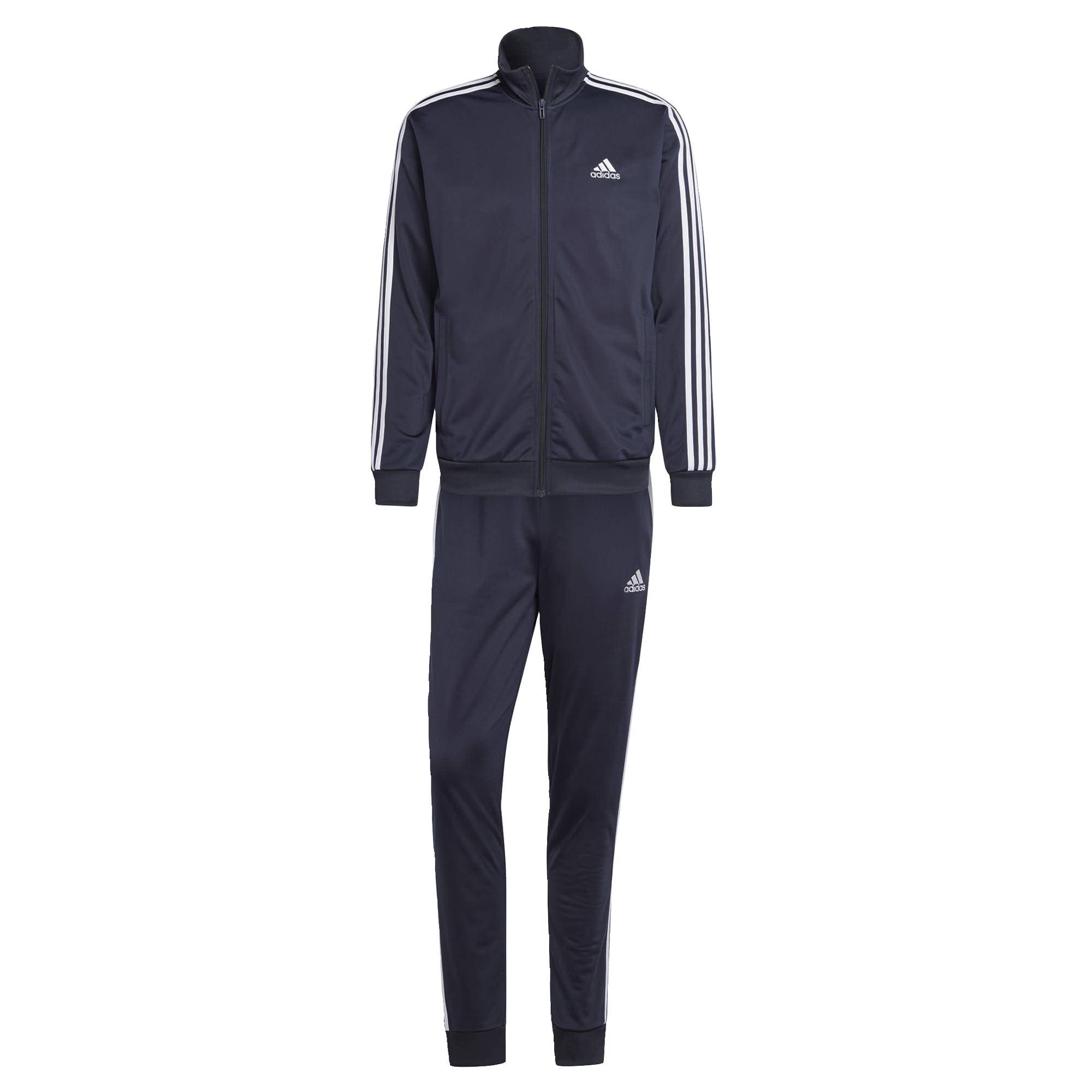 Adidas - Brandclub - Adidas Mens Basic 3-Stripes Tricot Track Suit
