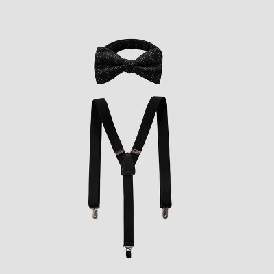 men's suspenders and tie set