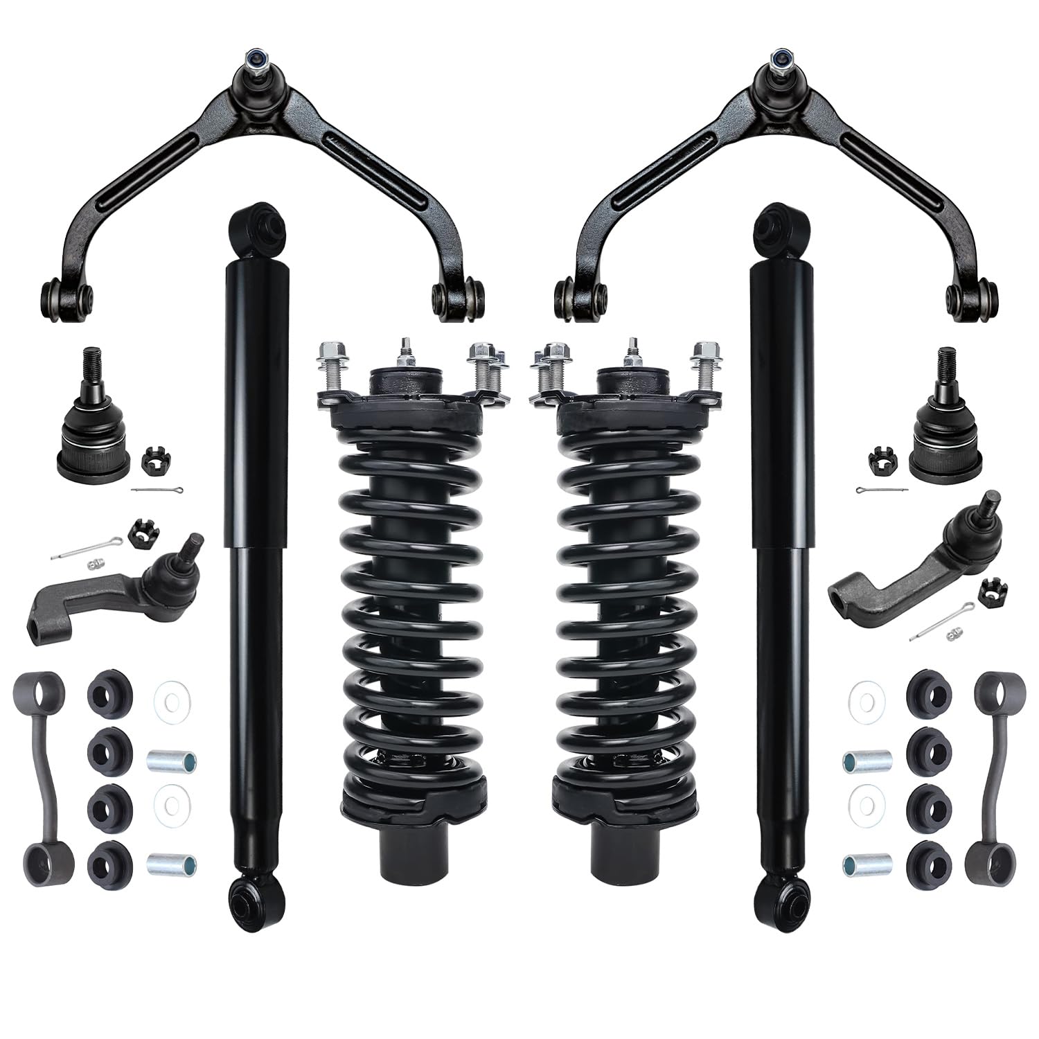 MaxTrac Suspension 2007-2013 Chevrolet Silverado 1500 GMC Sierra 1500 2007-2014 Cadillac Escalade Tahoe Suburban Avalanche Yukon 2WD 4WD 1 Front 2513108