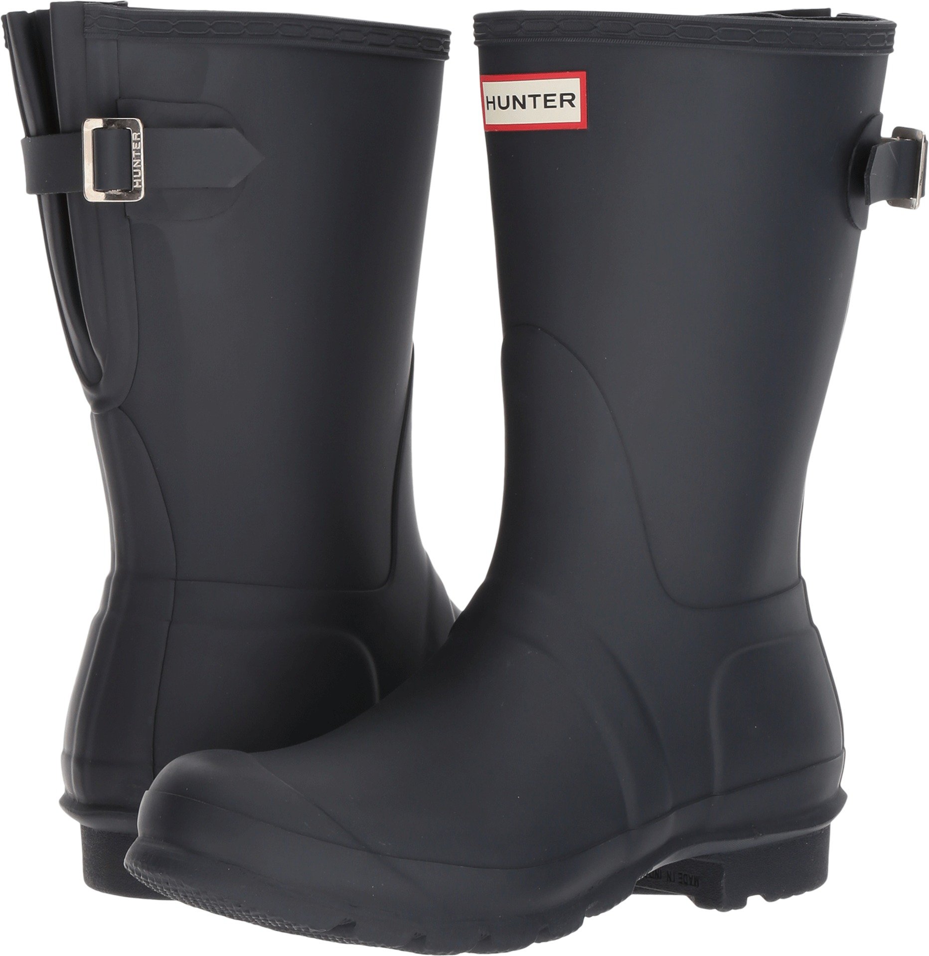専用 HUNTER Rain boots black shoes 38 Hunter Original Tall Gloss Adjustable Women's Rain Boots