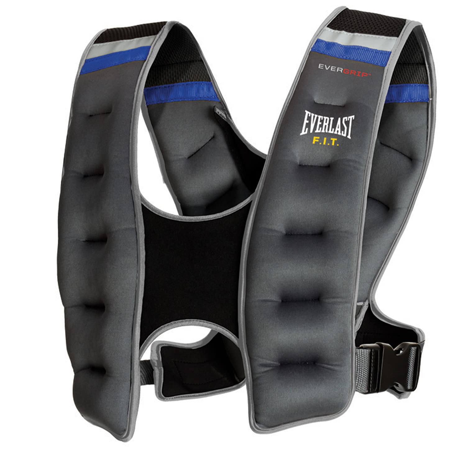 Brandclub - Everlast 6020G 20 LB Weighted Vest W/Reflective Grey 20 LB