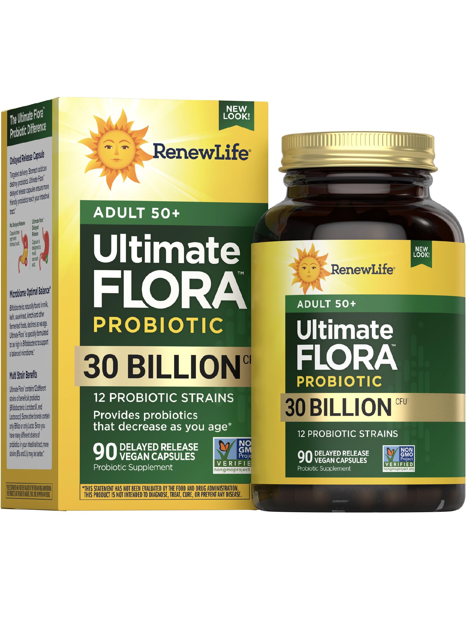 Renew Life Everyday Probiotic Capsules, 15 billion, 30 Ct, Go Pack Renew Life Everyday Probiotic Capsules, 15 billion, 30 Ct, Go Pack