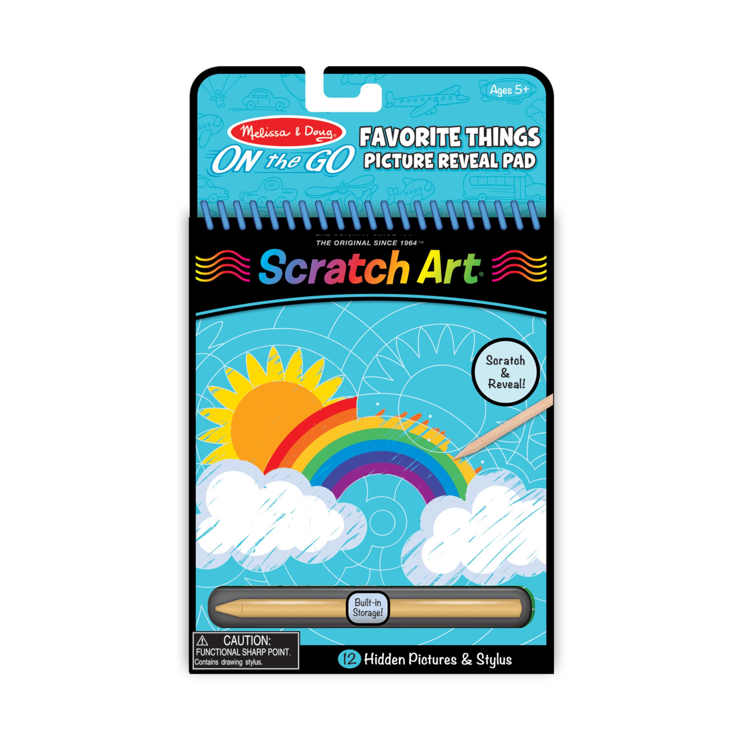 Melissa & Doug® Animal Families Hidden-Picture Scratch Art Pad, 1 Ct - Fred Meyer