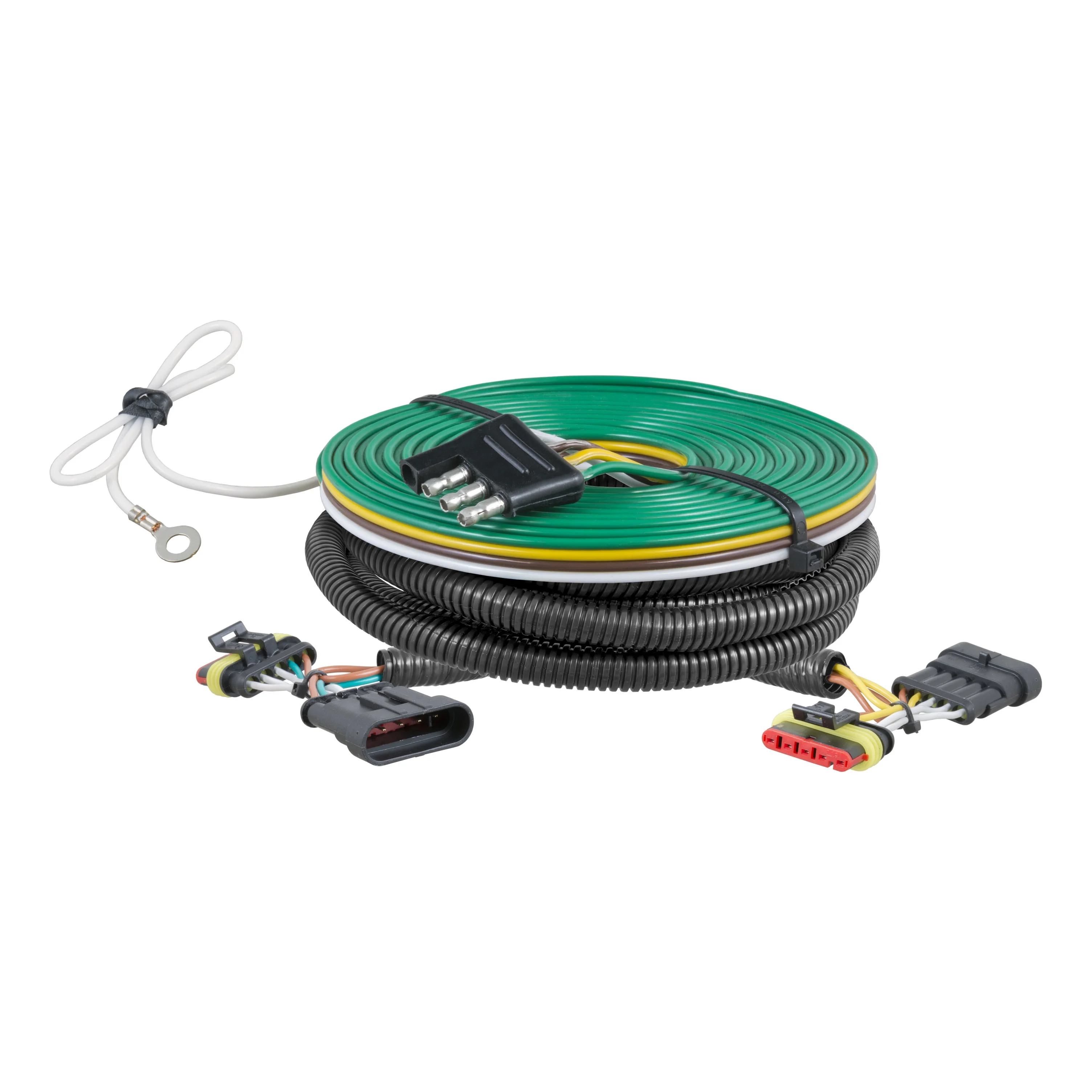 CURT 56369 Custom Wiring Harness, 4-Way Flat Output, Select Jeep