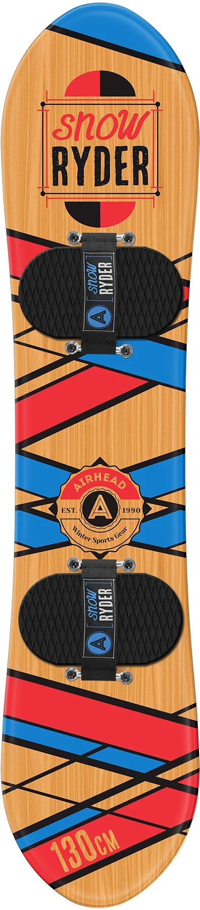 Airhead - Brandclub - SNOW RIDER Hardwood Snowboard, 130cm