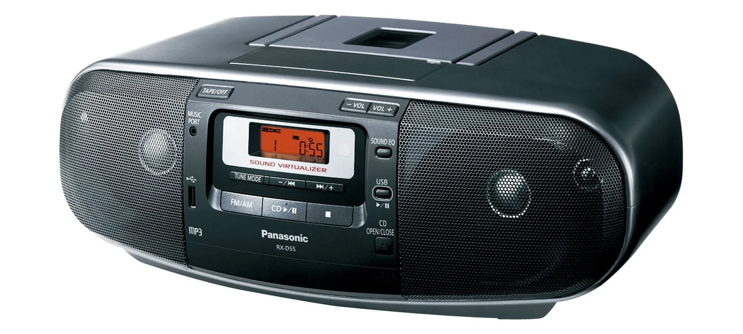 Panasonic - Brandclub - Panasonic RX-D55GC-K Boombox - High