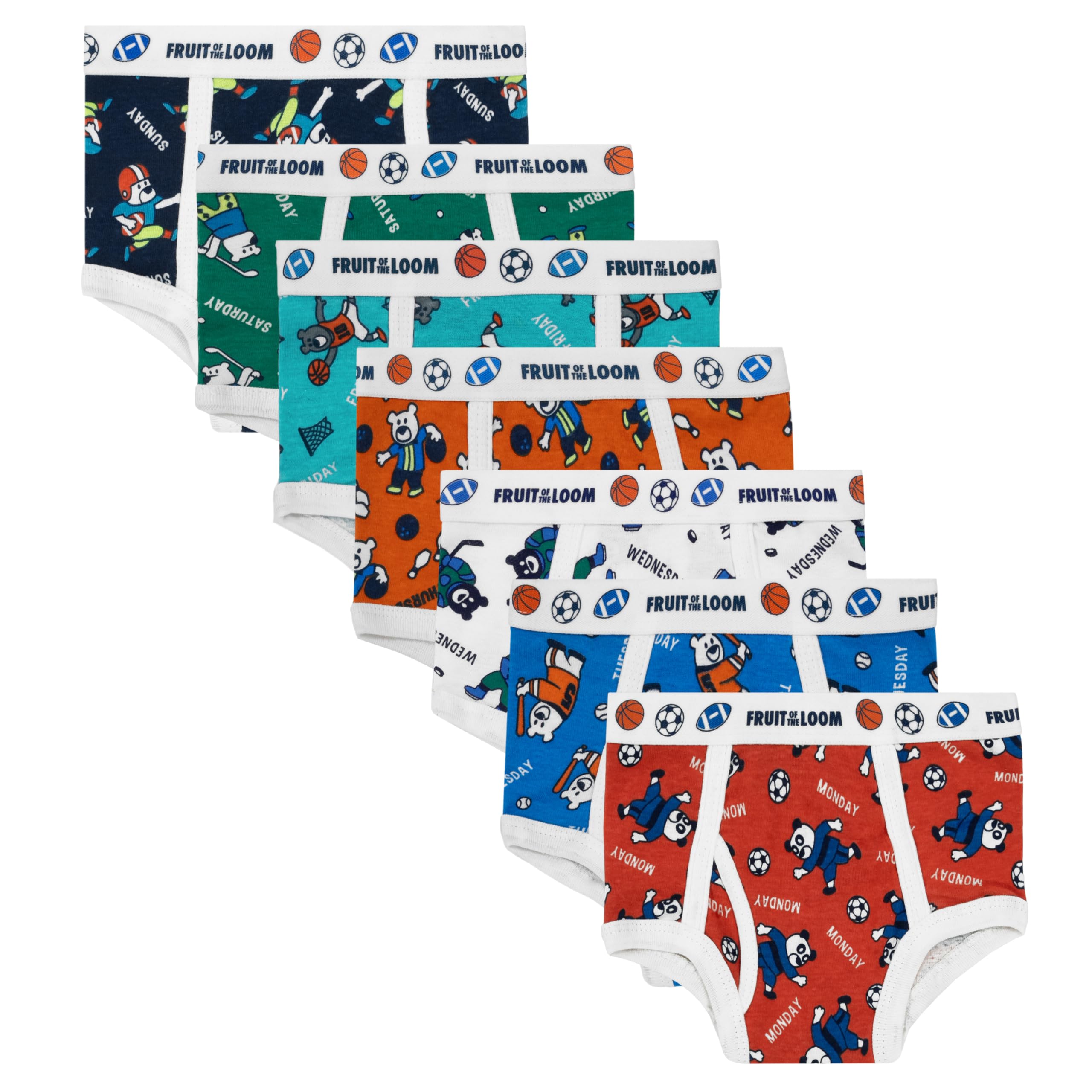 Fruit Of The Loom Batman Boys Briefs - DC Comics Blue Logo Underwear, Sizes Small & Medium, Pack Of 4 Or 6