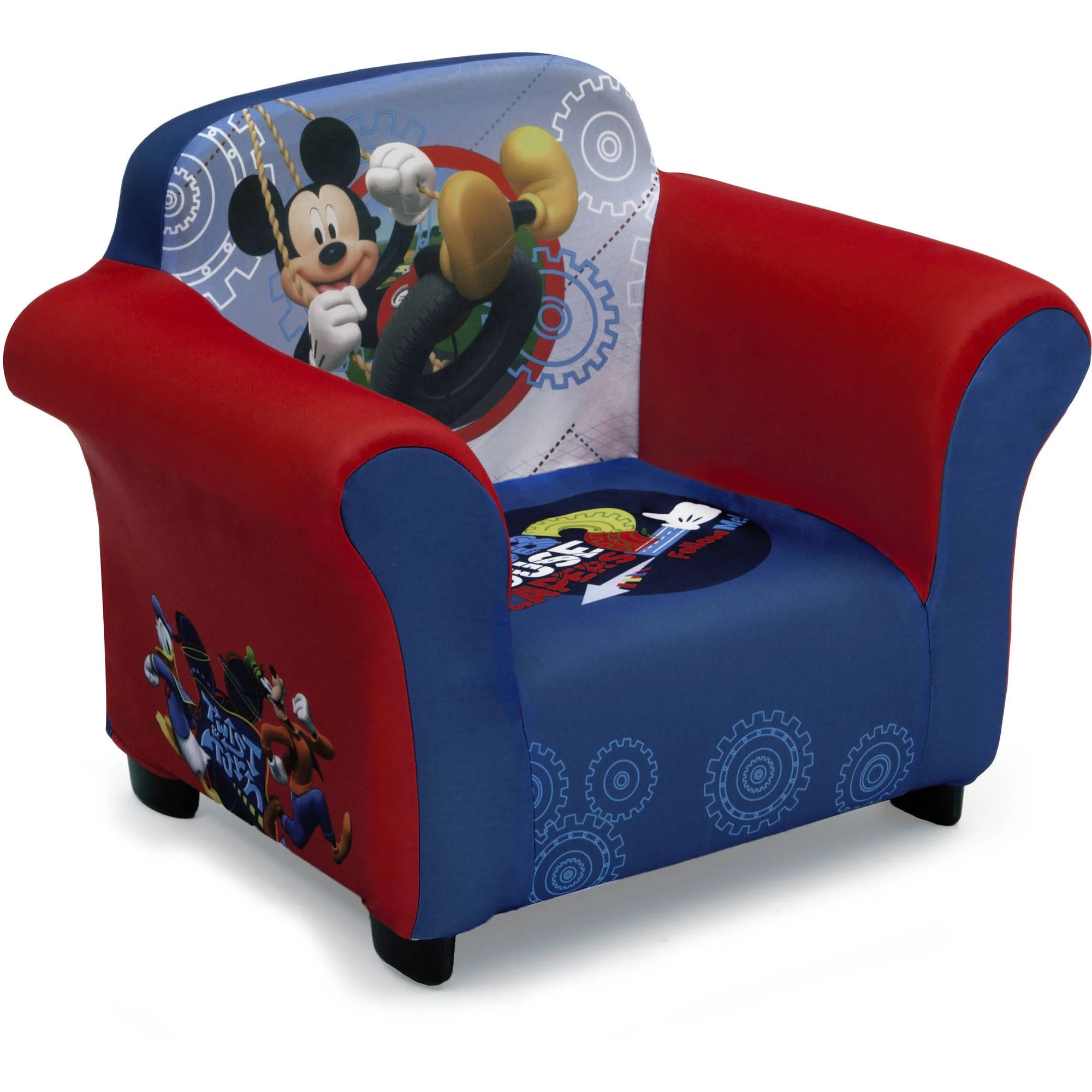Kid Couch Mickey Mouse Inflatable Kids' Sofa Bed 2-in-1 Lounger