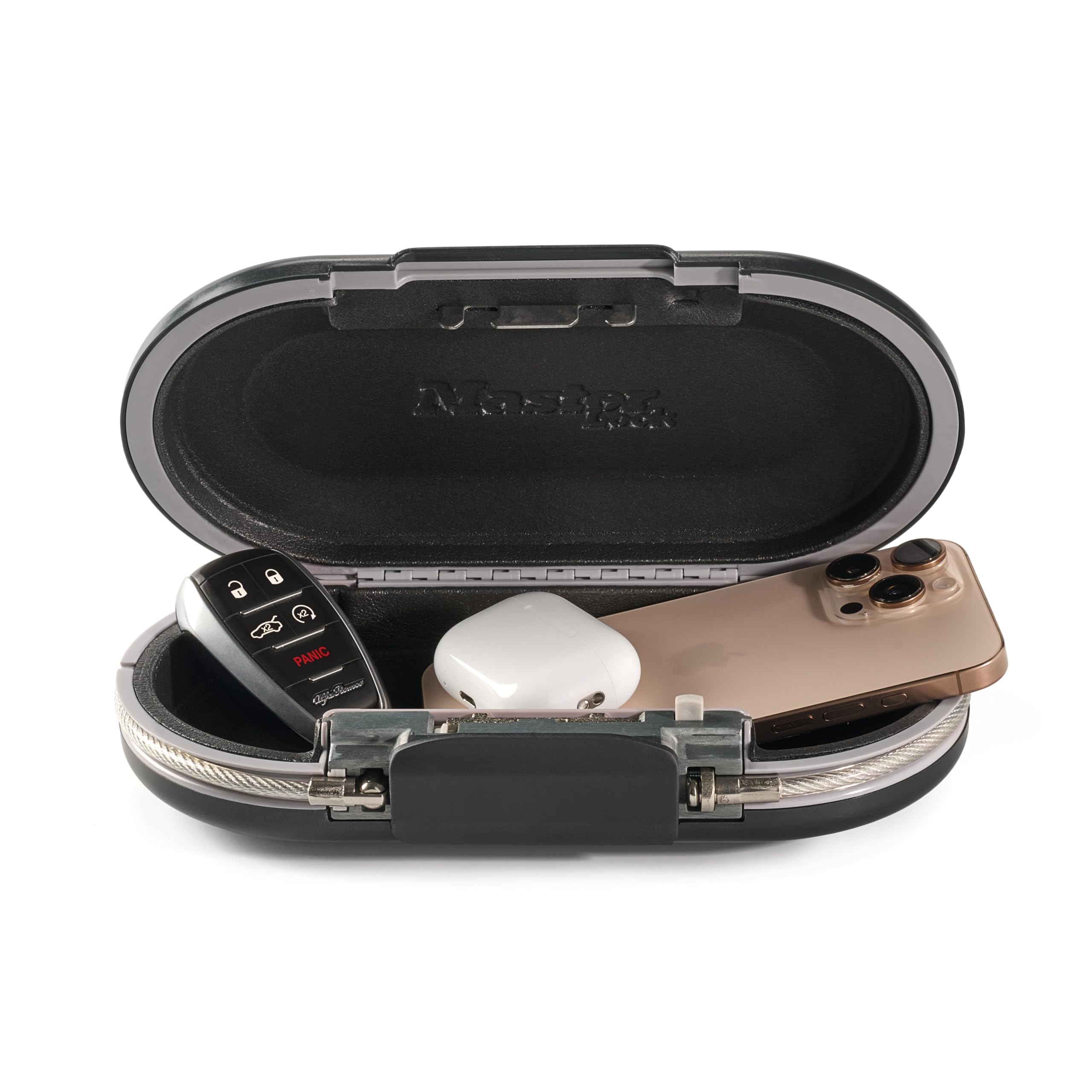 Master Lock 5423D 3-1/8 W In. Combination Push Button Wall