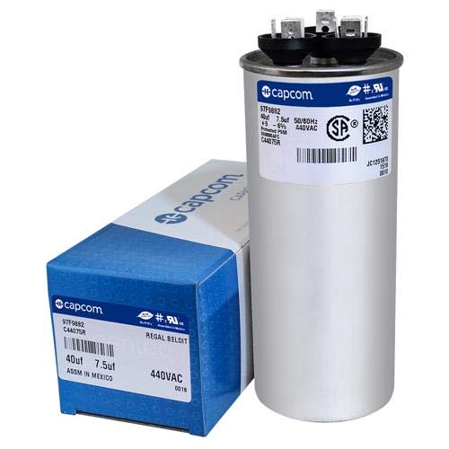 GE - Brandclub - GE Genteq Capacitor round 45/5 uf MFD 370