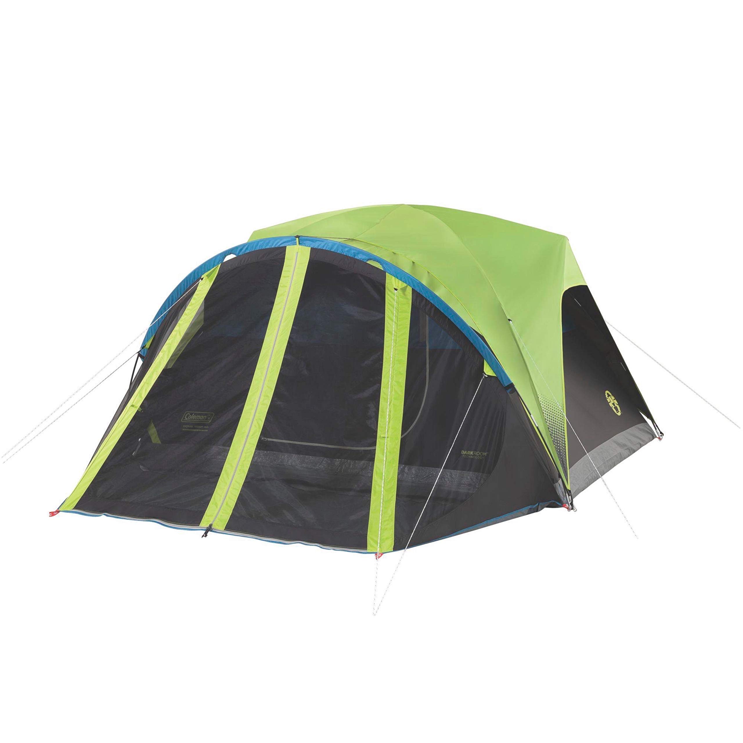 Coleman Skydome Campingzelt Mit Dark Room Technology – 4–6 Personen, 90% Sonnenlicht Blockiert, Inkl. Vorzelt