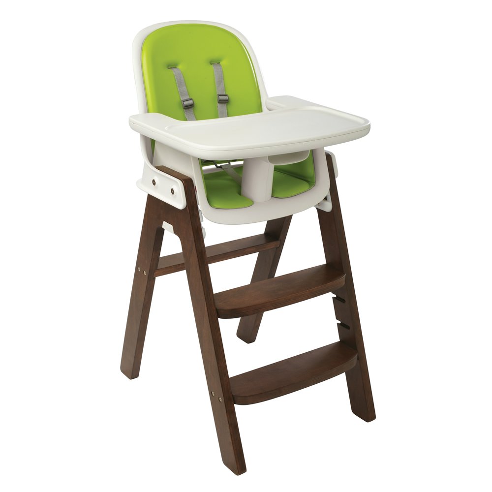 Oxo Tot Sprout Chair With Tray Cover Gray/walnut Blue OXO Tot