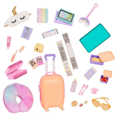 Our Generation 18-Inch Doll Spa Day Set – 14-Piece Accessory Kit With Towels, Tub, Mask & More