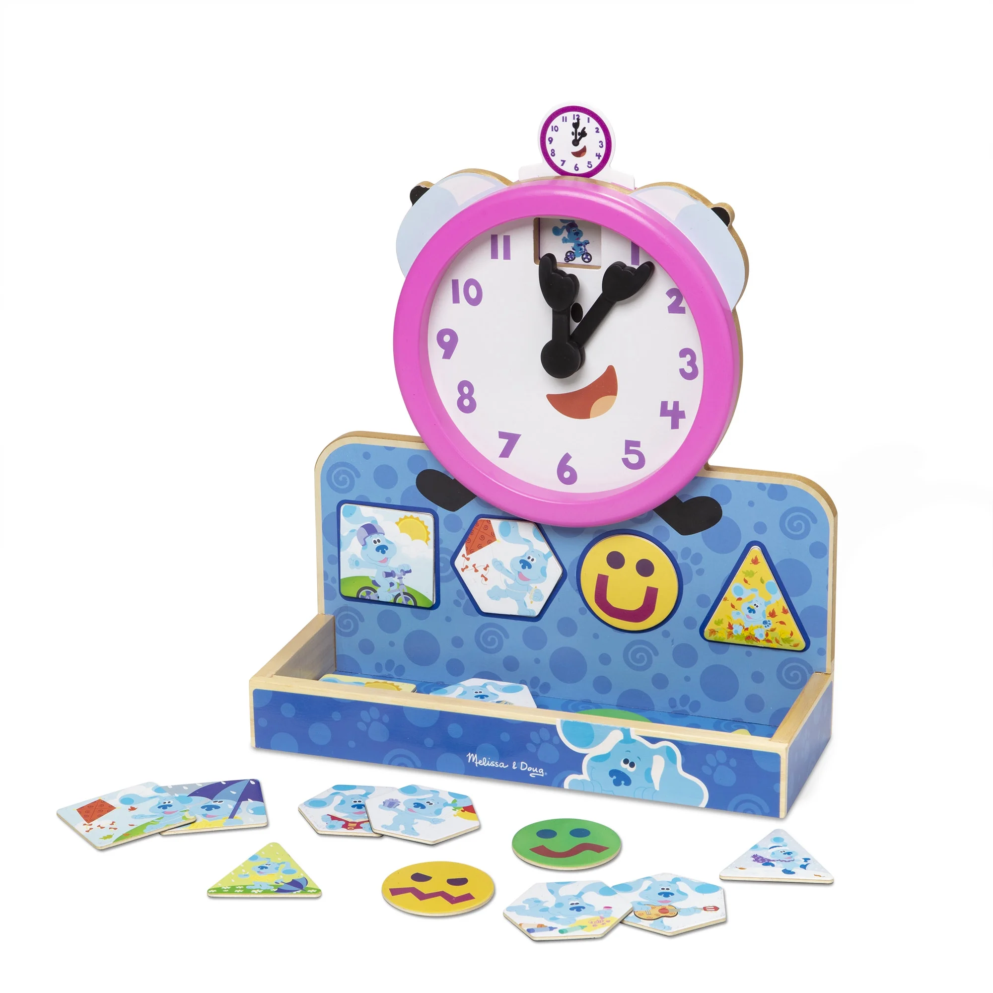Reloj De Madera Turn & Tell De Melissa & Doug, Juguete Ed