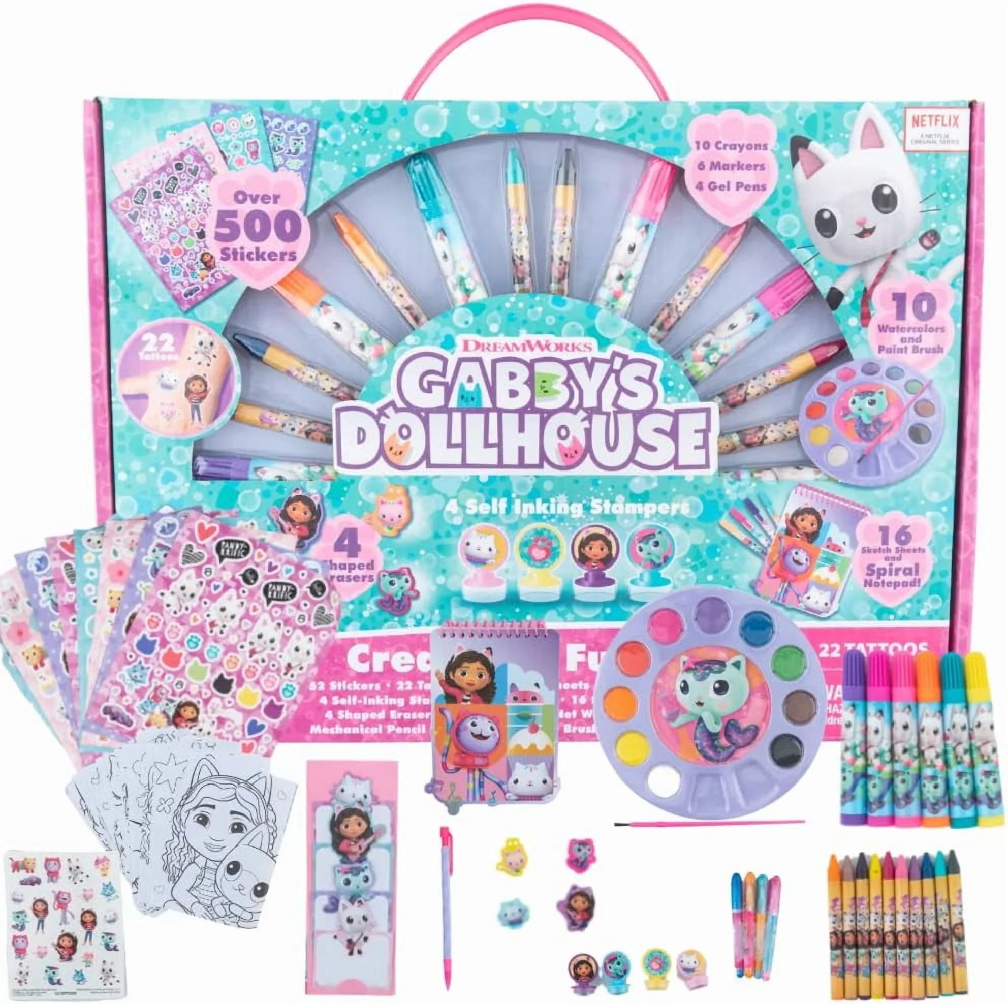 Gabby's Dollhouse Stationery Set & Pencil Case - WOW KINGDOM - View #5