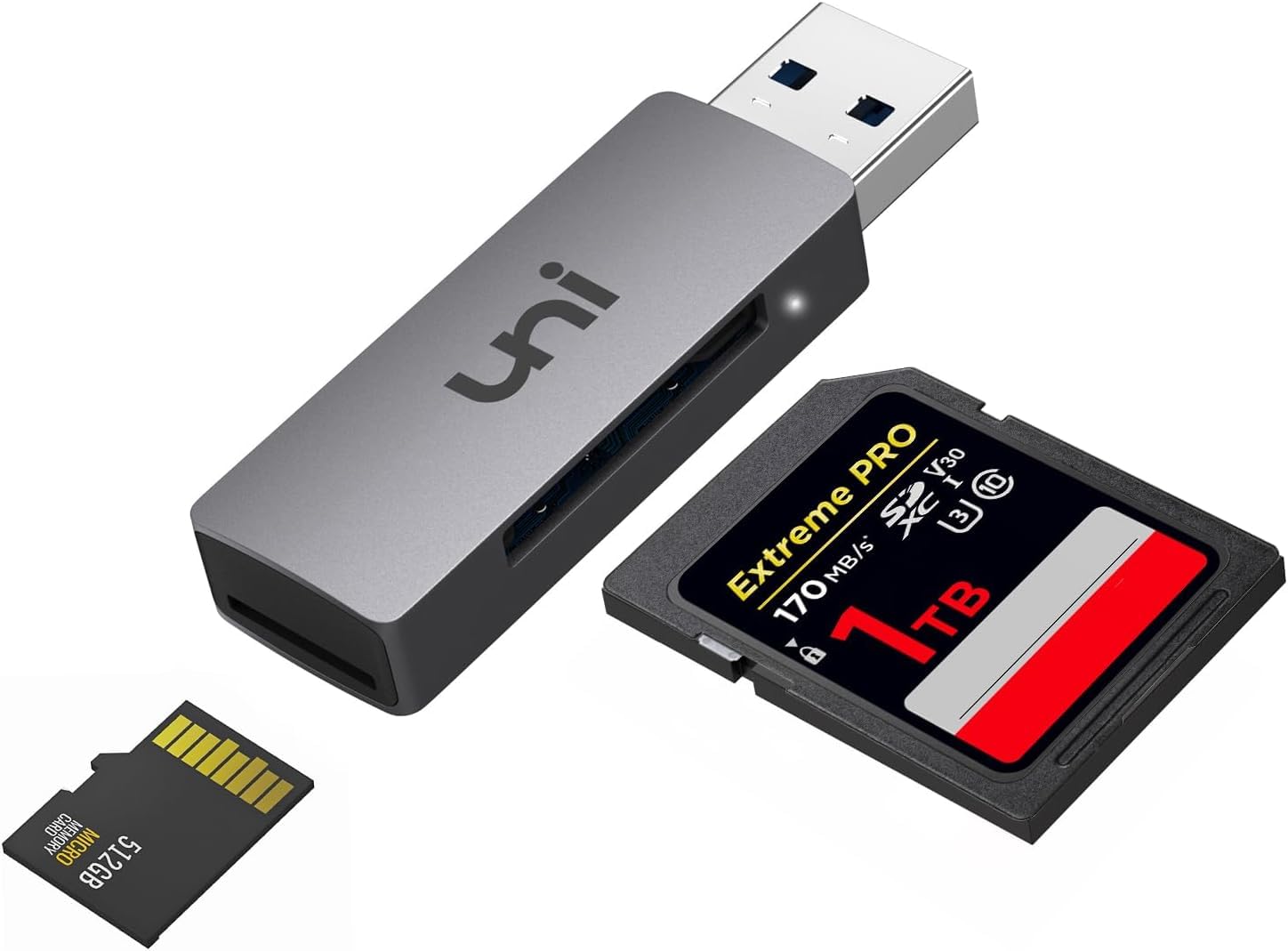 Lettore Schede USB C Uni - Adattatore Per SD E Micro SD, Alta Velocità, Compatibile Con IPhone 15, MacBook, Android - Foto 2