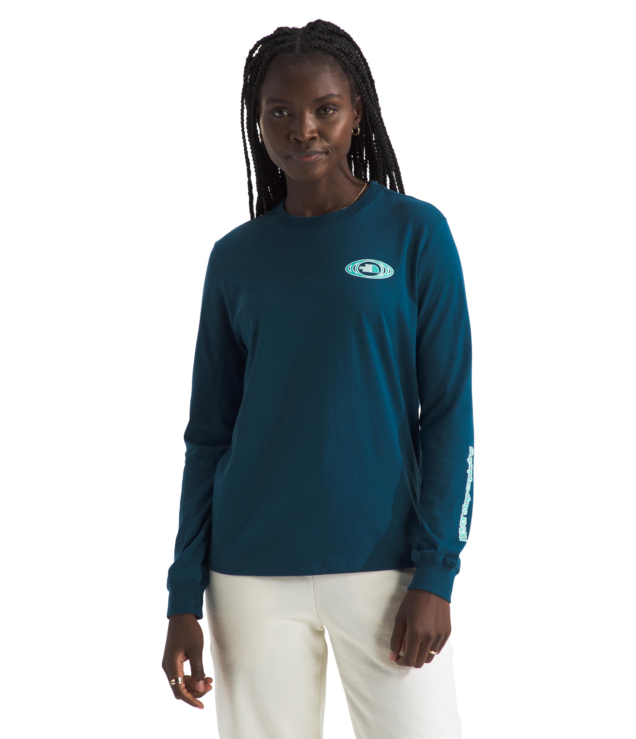 ■THE NORTH FACE■ Women's Verdi Long Sleeve T-Shirt NT7TQ80 106560-SHADY_BL~OMBRE_GRPHC-m.jpg