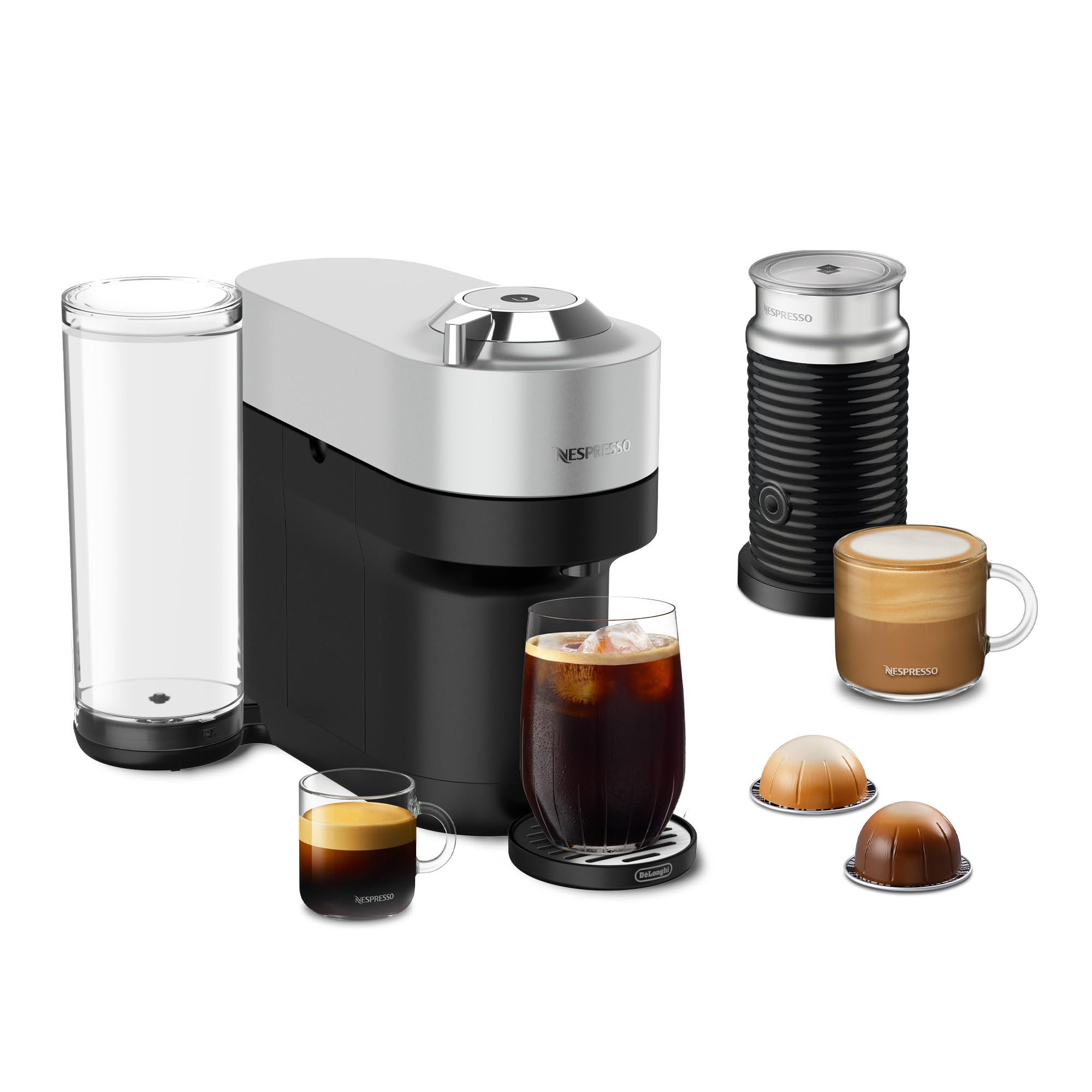 Nespresso Vertuo Pop ブラック コーヒーメーカー Nespresso Vertuo Pop+ Coffee Maker and Espresso Machine with