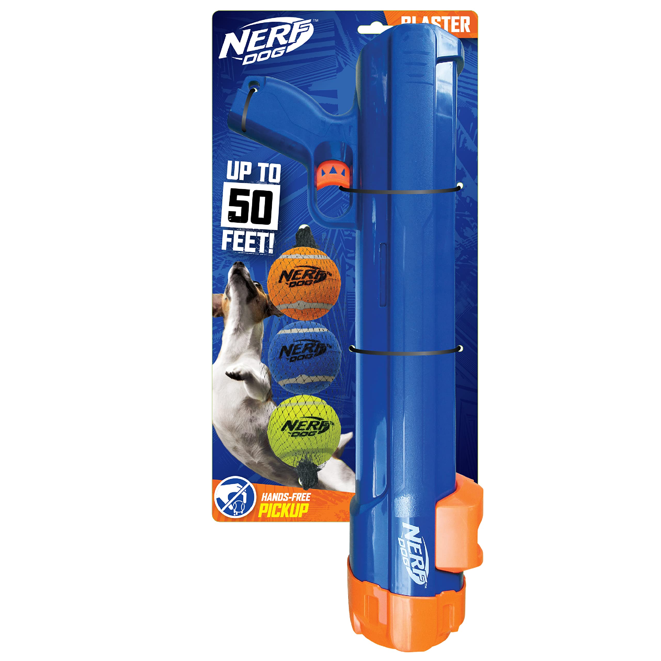 Juguete Para Perros Nerf Dog - Mancuerna Chirriadora Mediana, Goma Duradera Para Masticar Y Jugar