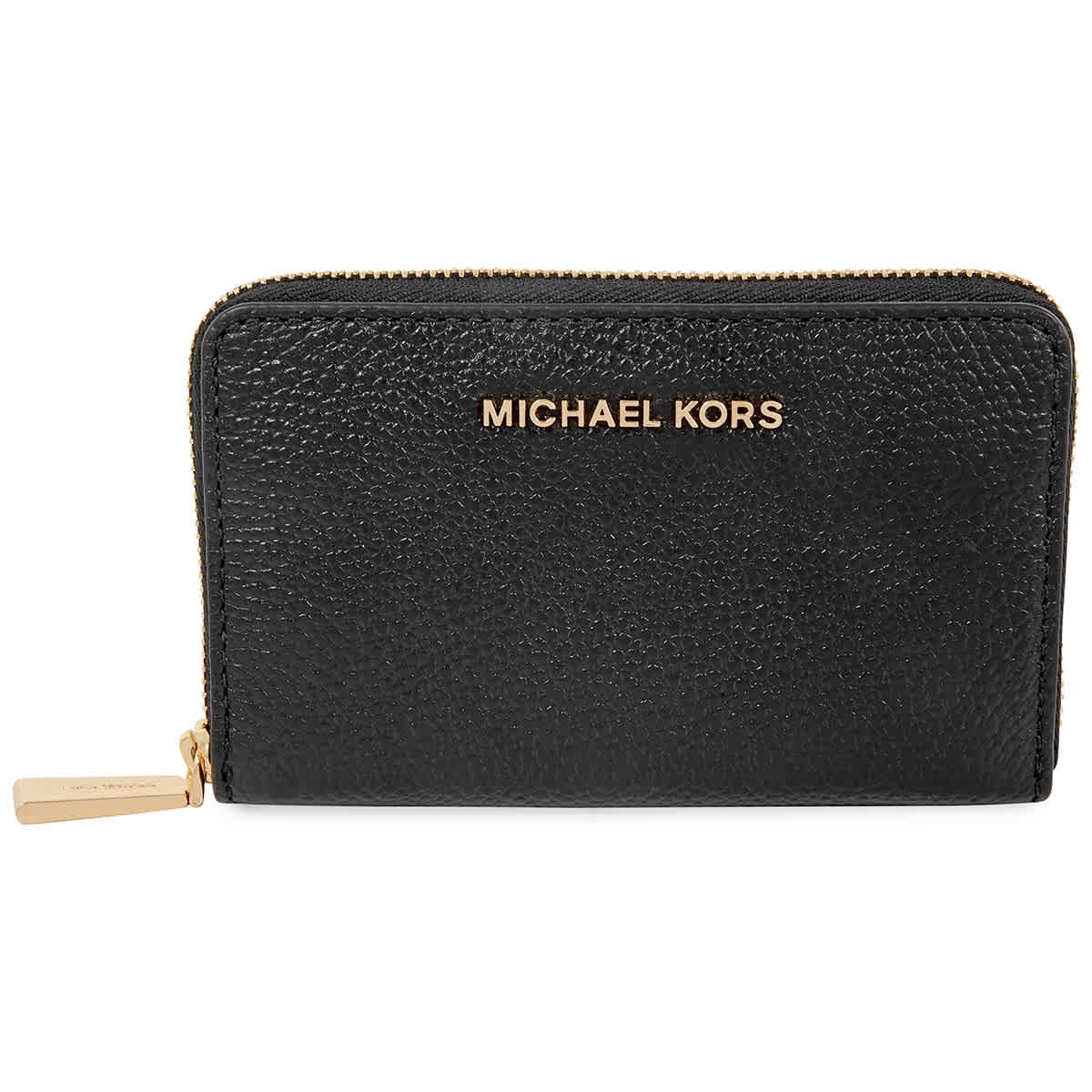 小物 MICHAEL KORS 34F9GJ6F2L 001 BLACK Michael Kors Michael kors - jet set medium black wallet