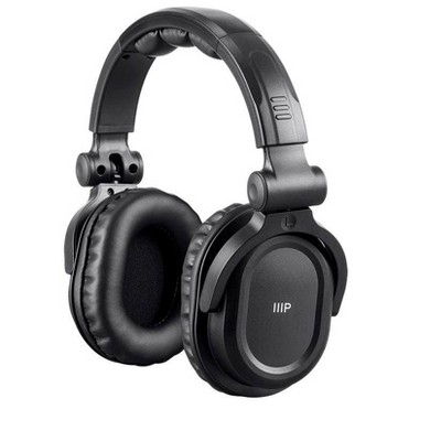 Monoprice Monolith M1570 Over Ear Open Back Balanced Planar Headphones - With Plush, Padded Headband, Removable Earpads, Low Distortion For Studio, Black