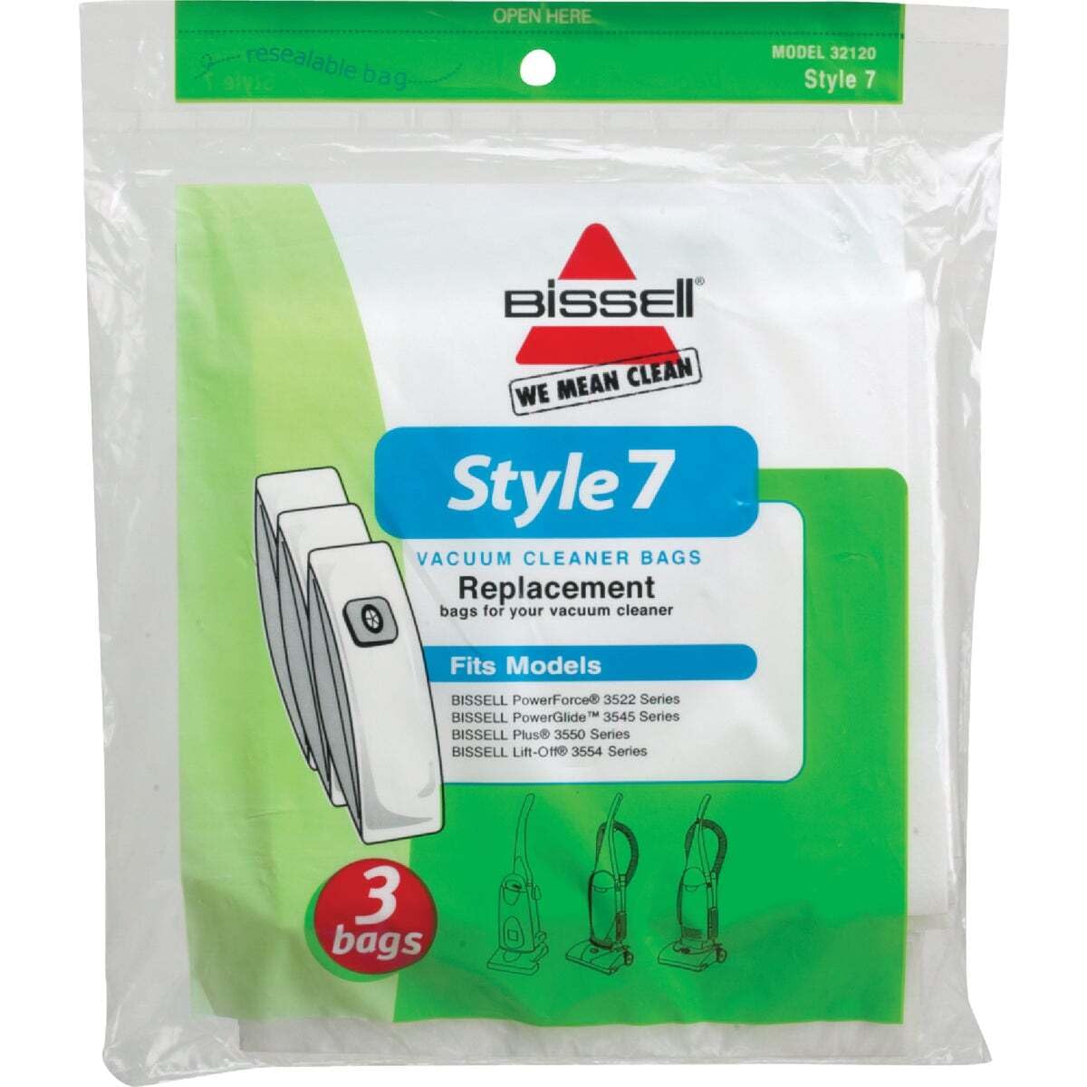 Kenmore Febreze Vacuum Bags 3-Pack - Genuine OEM Part 21R51 For Canister Vacuums