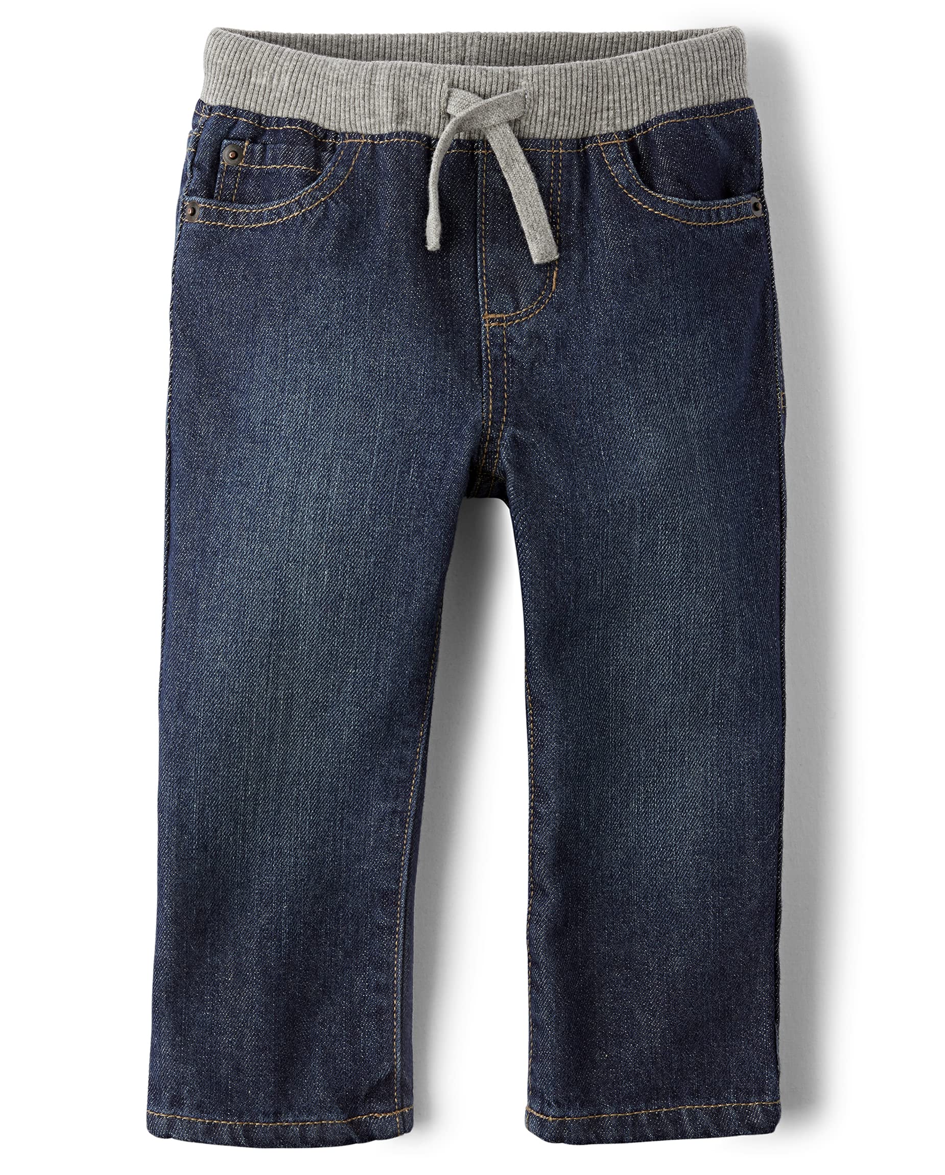 Toddler Boys Skinny Jeans 4-Pack - Soft Cotton Denim In Multiple Washes (6-9 Months)
