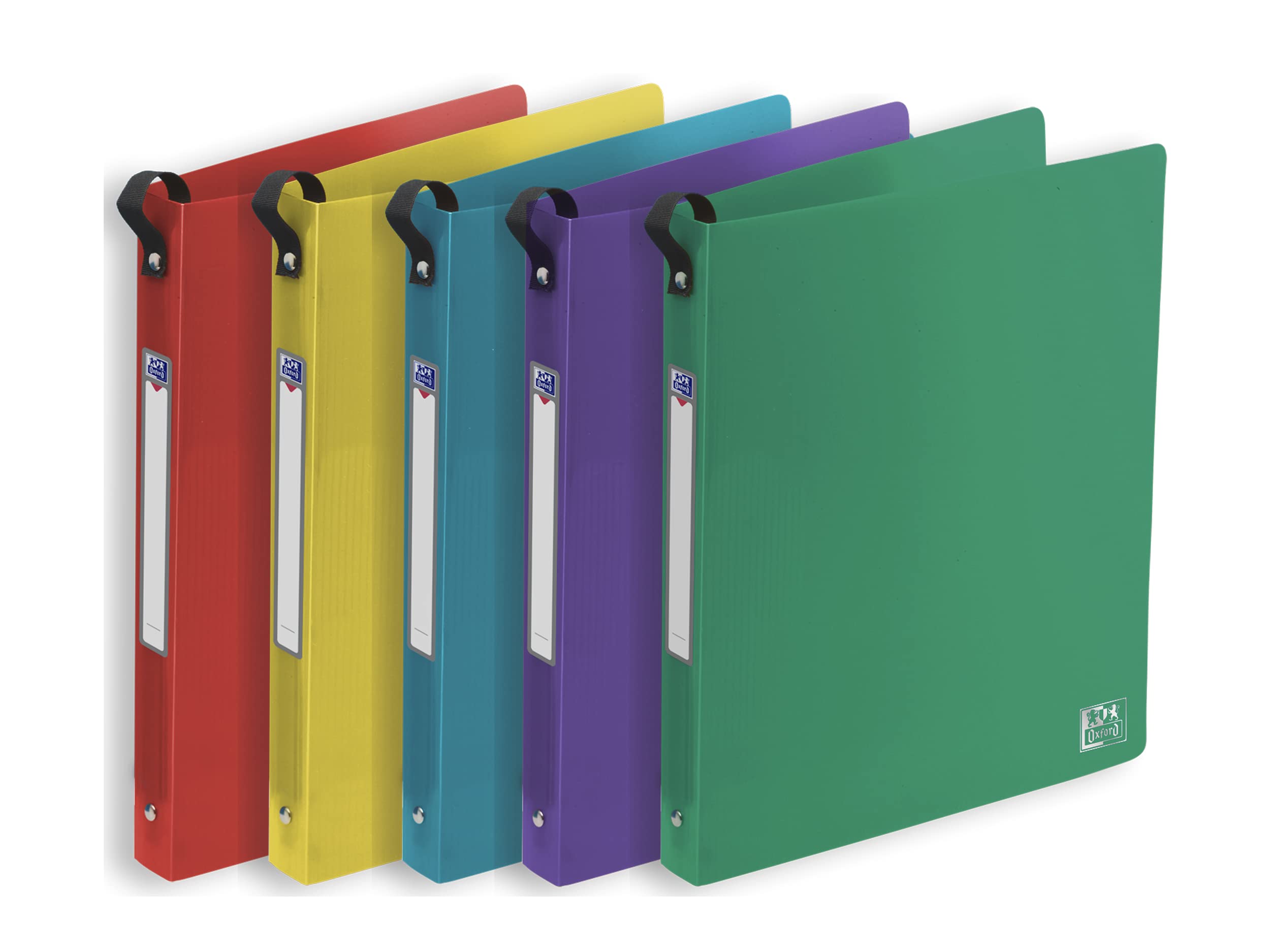 School Binders Oxford Flexible Binders 4-Pack - 1.5 Inch Binders With Clear  Pockets, Assorted Colors Oxford School Binders