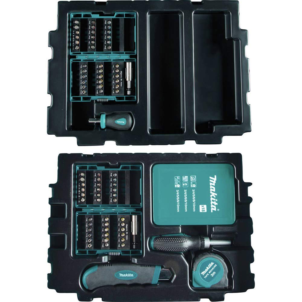 Makita 69-Piece Metric Drill & Screw Bit Set - Complete Kit For Drilling And Fastening