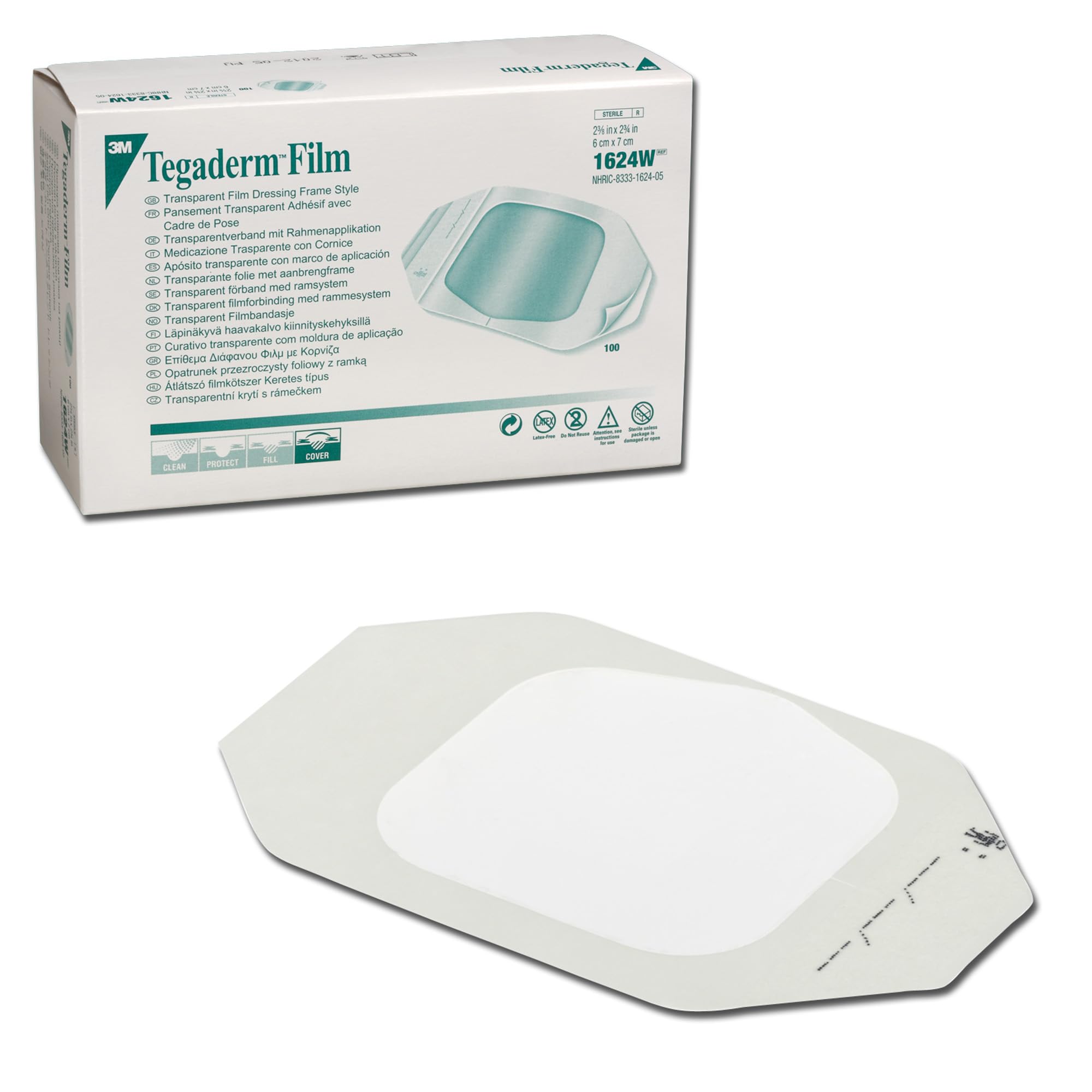 3M - Brandclub - 3M Health Care 1624W Tegaderm Film Dressing