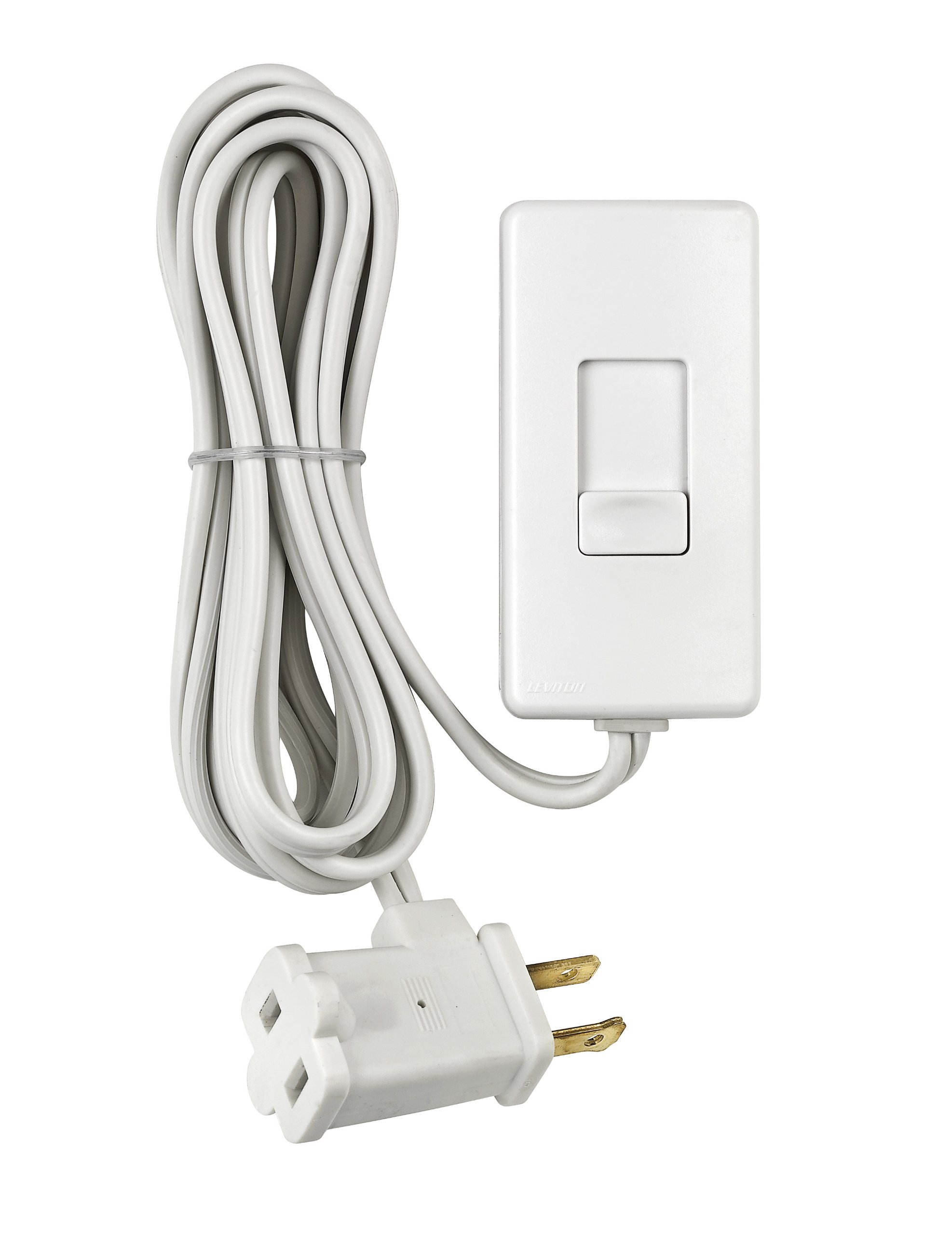 Leviton SureSlide Dimmer – Dimmbare LED, Glühbirnen & Halogen – 150 W LED/600 W Glühlampe – Schieberegler Mit Ein/Aus-Taste