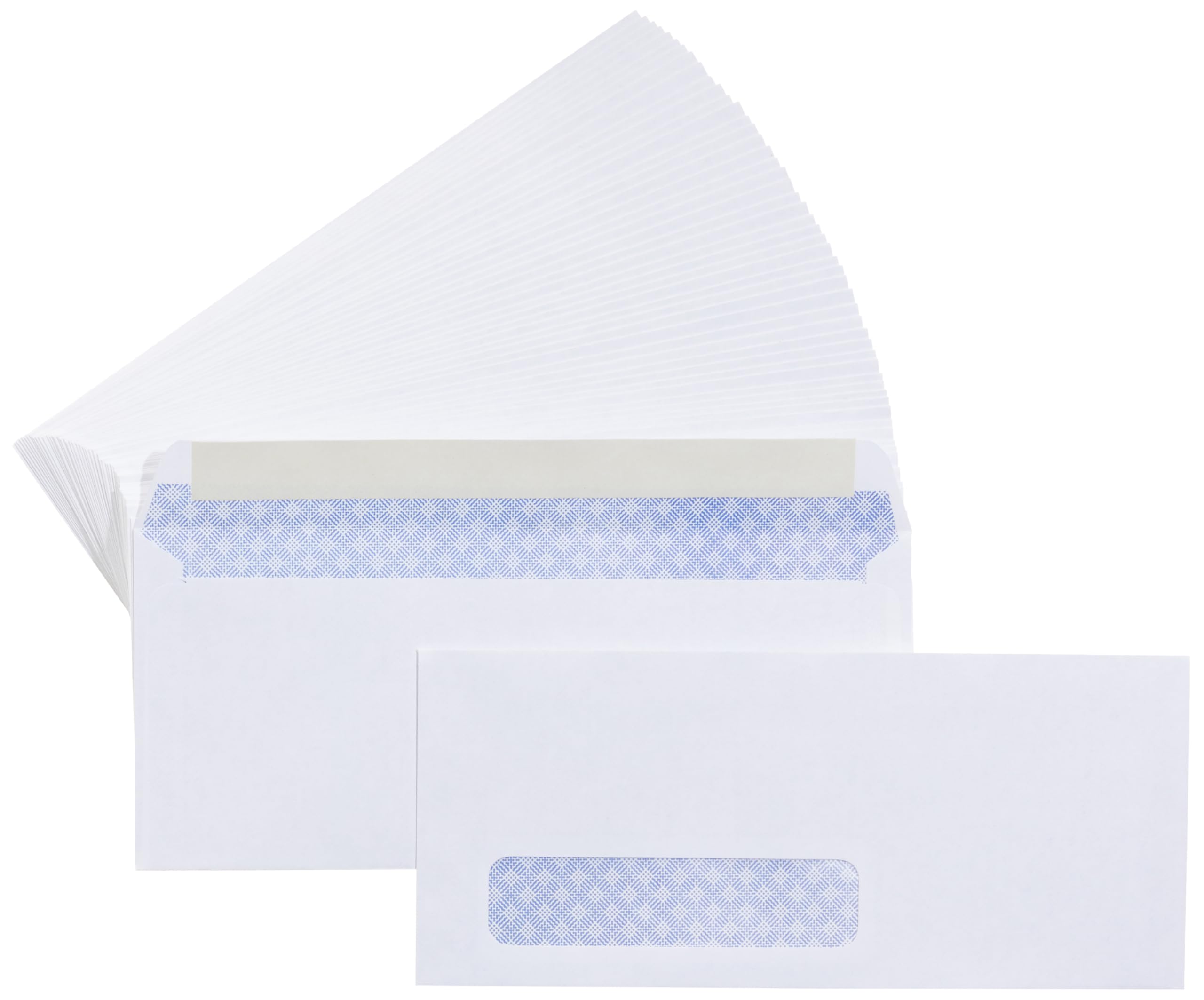 Netuno 1000 White Envelopes C6 110x220mm 80g 80g Business Envelopes No Window Business Envelopes Commercial Mailers Letter Envelopes White Letter Envelopes Inner Print Blue - View #8
