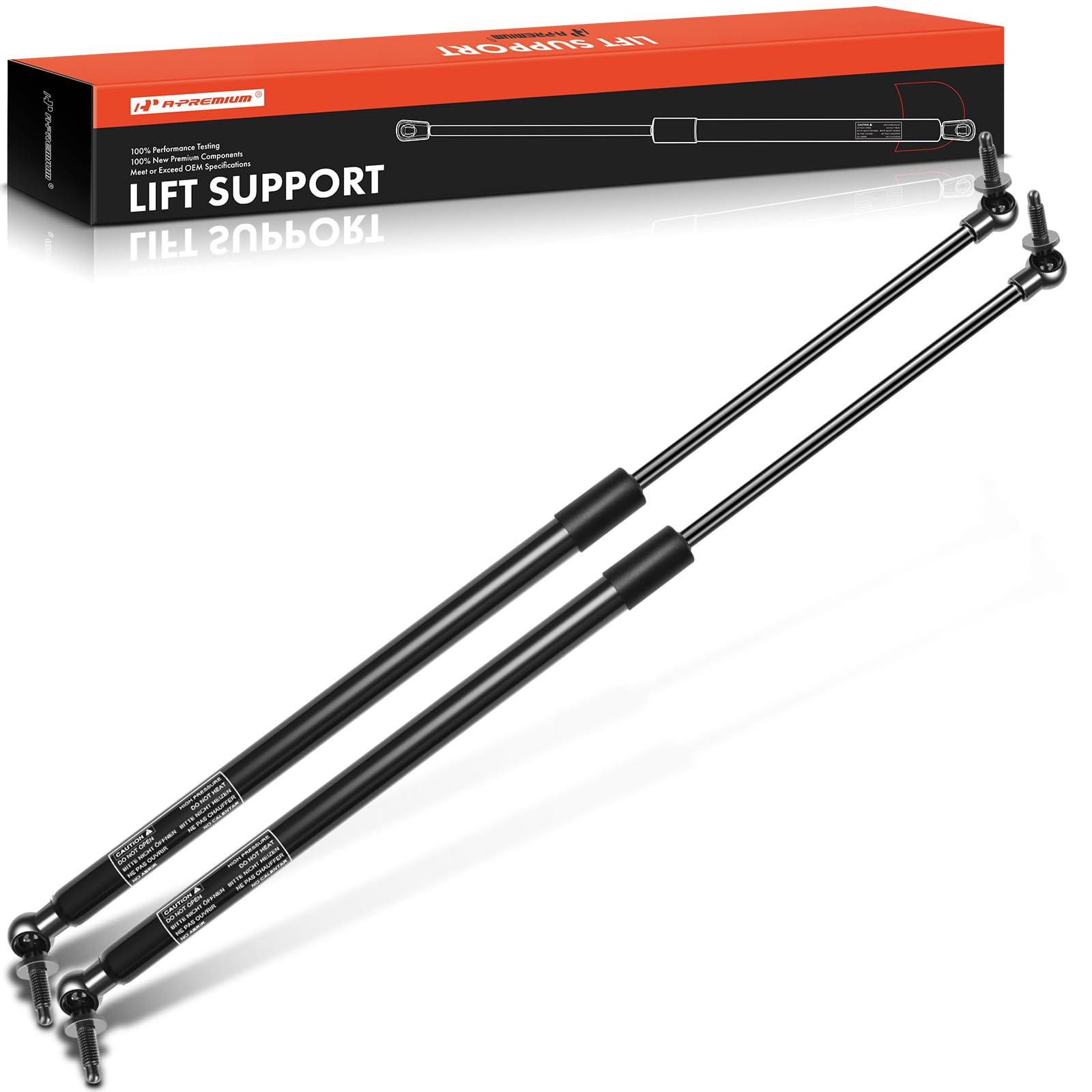 2 Pc Strong Arm 6757 Hood Lift Supports - 26.38" Extended 15 - View #6