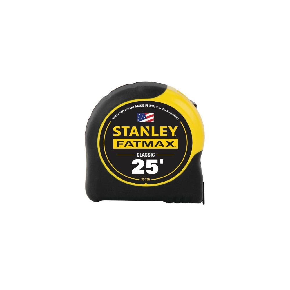 Stanley Fatmax Maßband 2er-Pack – 25 Fuß/7,5 M Länge, 31 Cm Lange Klinge | Extra Robust Mit Klingenpanzer