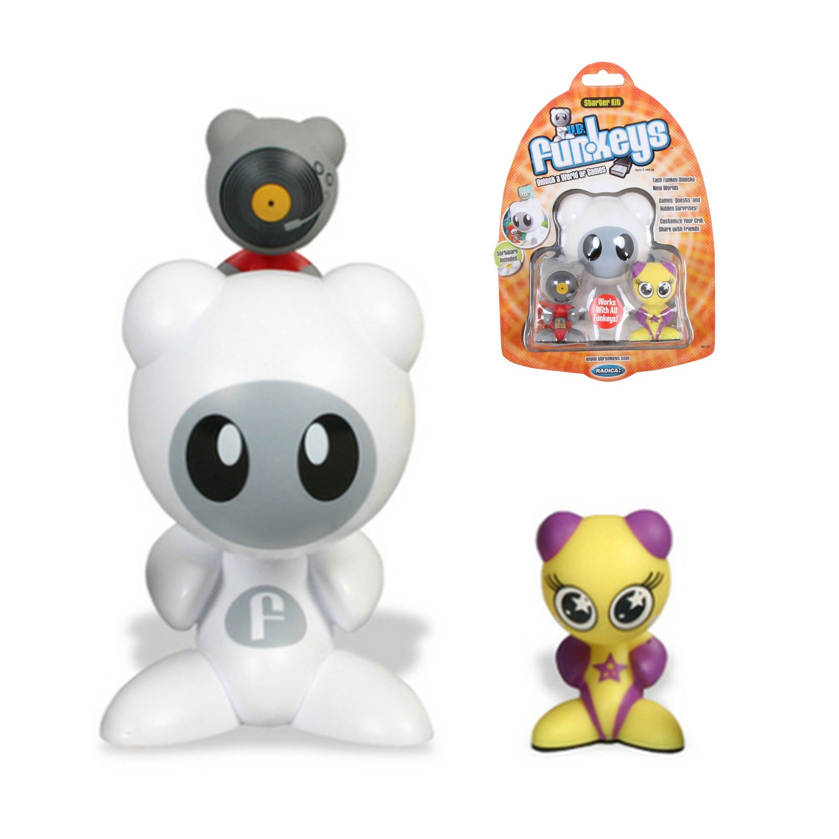 Mattel Radica U.B. Funkeys Hidden Realm Starter Kit - Collectible Virtual World Game