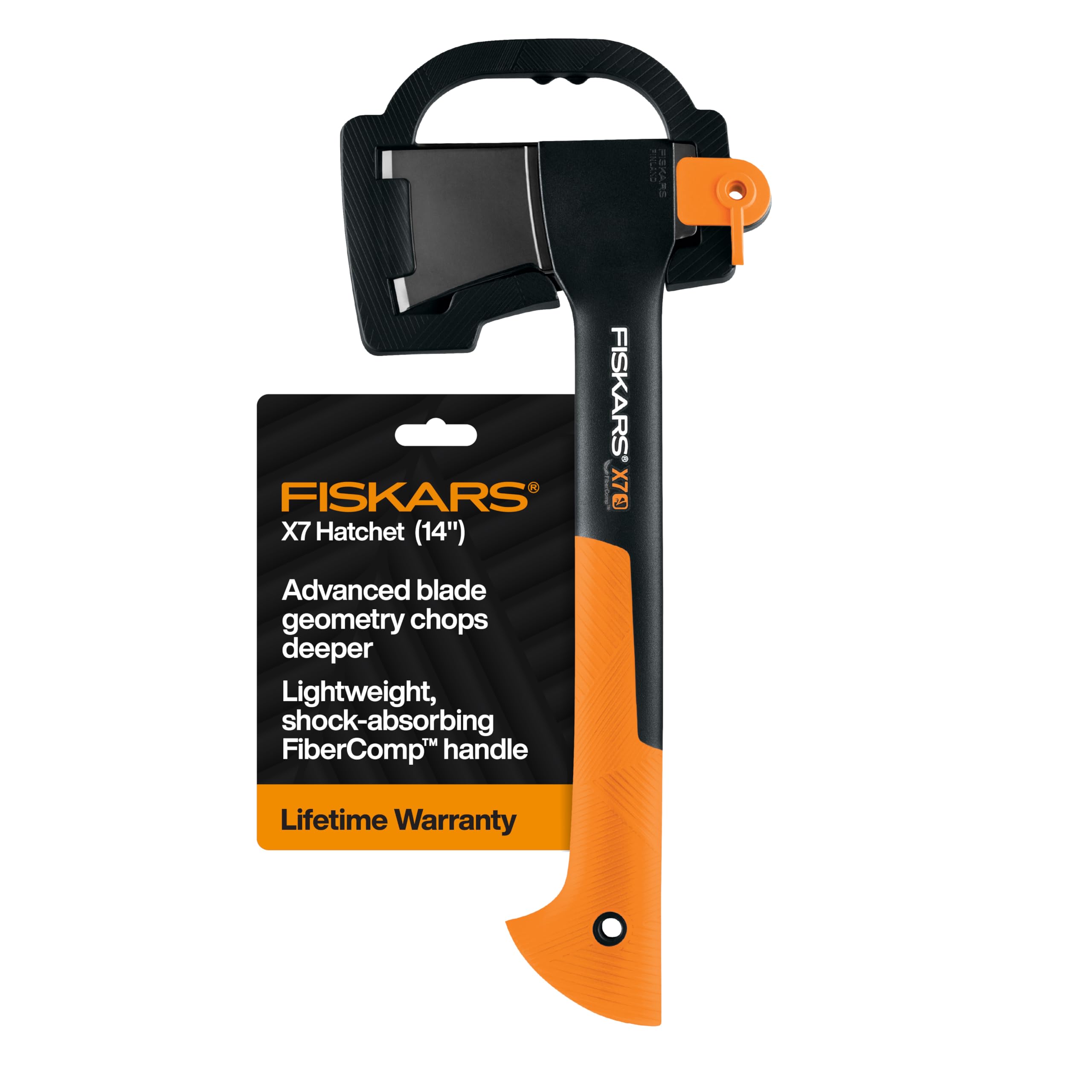 Fiskars 8 Lb Splitting Maul With 36" Shock-Absorbing Handle – Forged Steel Axe For Firewood & Hardwood Logs