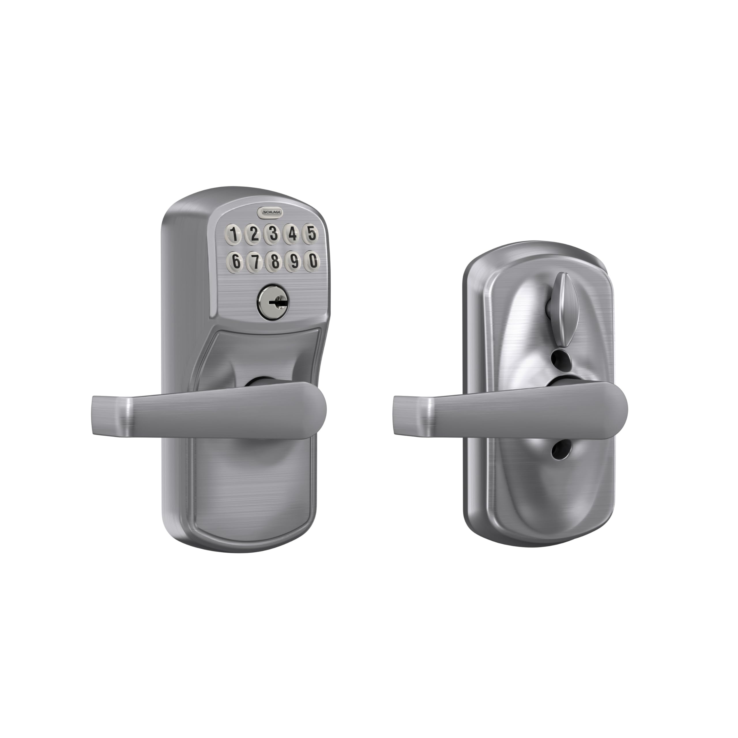 Schlage FE595 Camelot Keypad Entry Lock & Accent Lever - Open Box, Like New