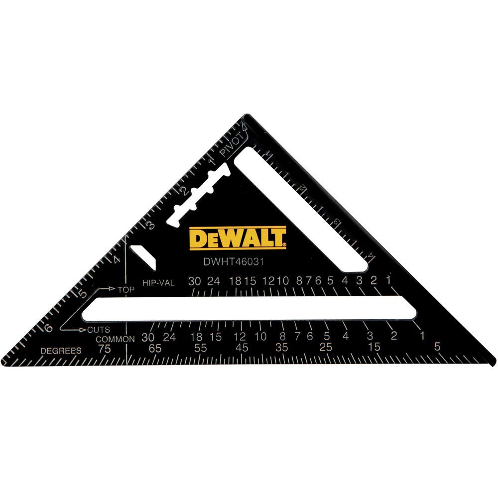 DeWalt 175mm (7in) & 300mm (12in) Rafter Square Twin Pack