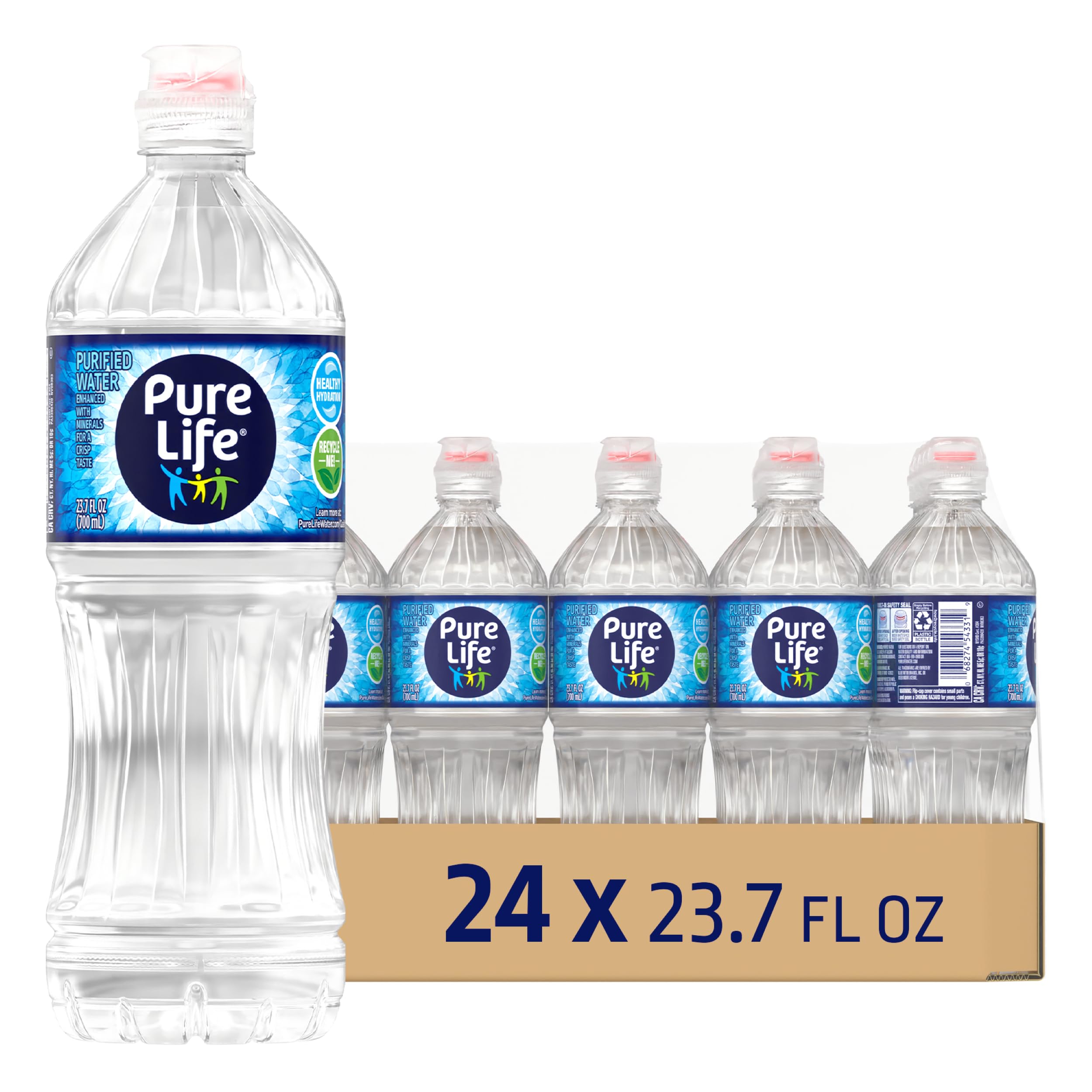 Pure Life - Brandclub - Pure Life Purified Water Bottles, 24 Pack